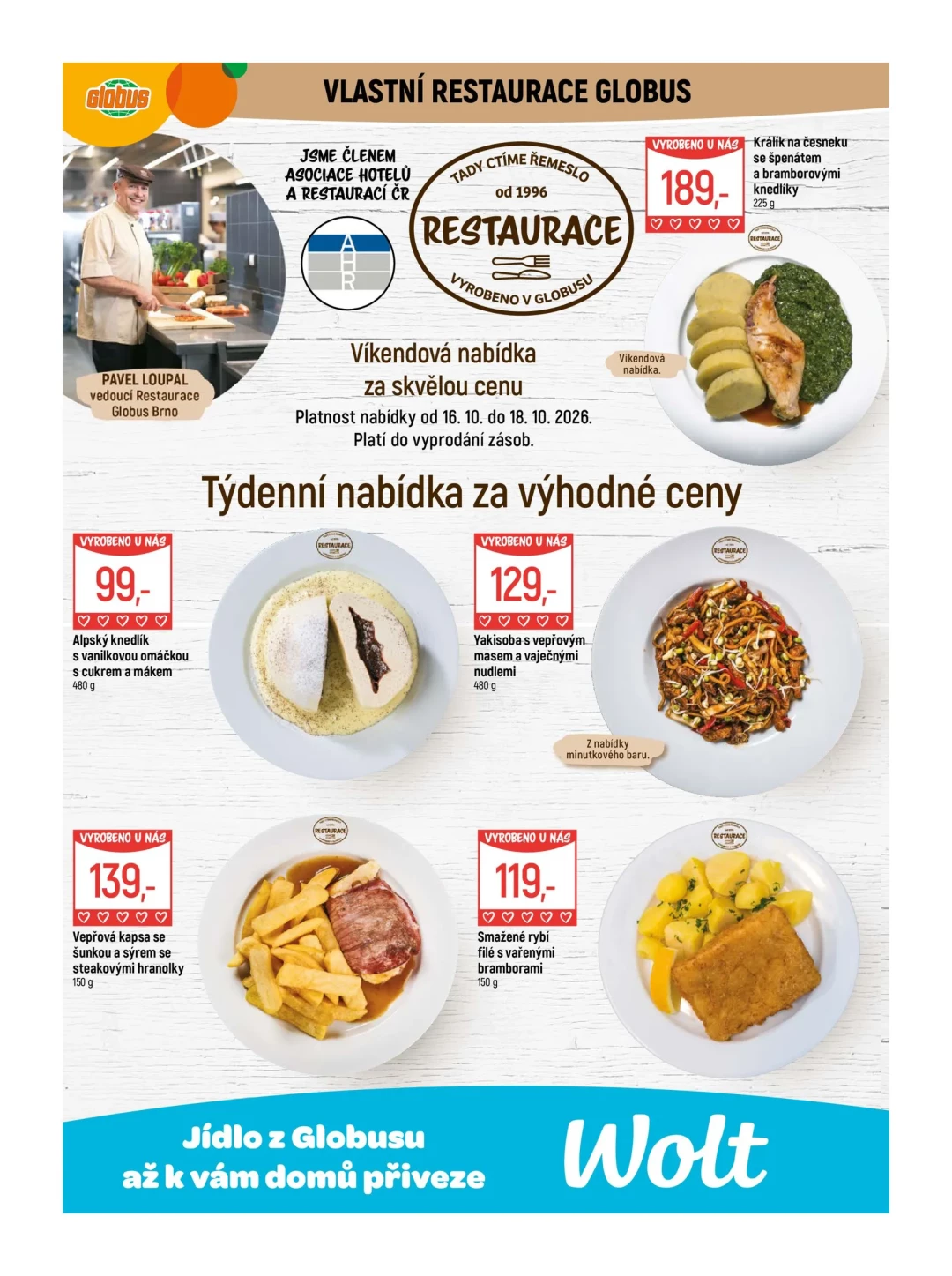 Originální strana 9 z 56 letáku Globus – Globus Brno