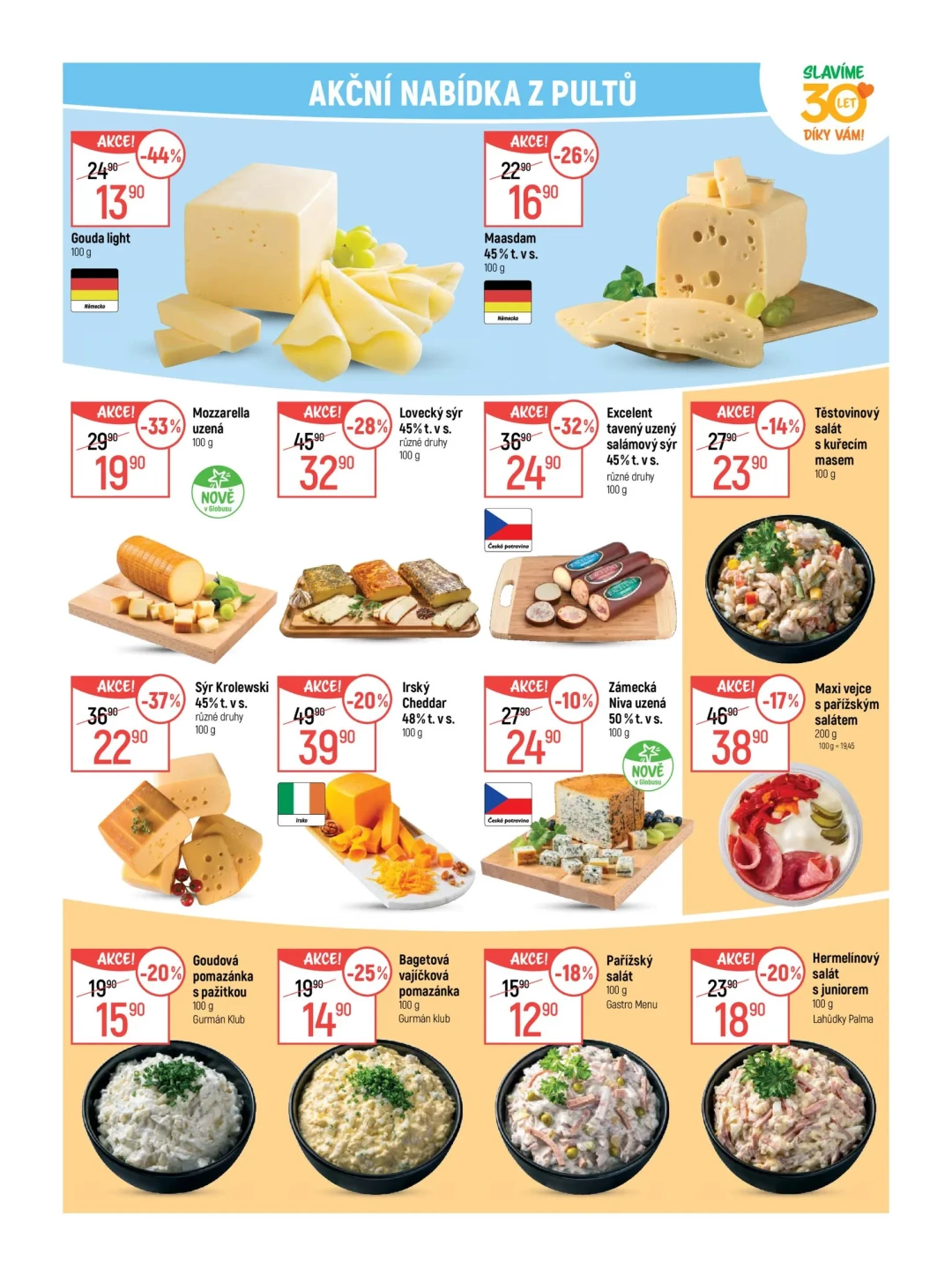 Originální strana 10 z 56 letáku Globus – Globus Brno
