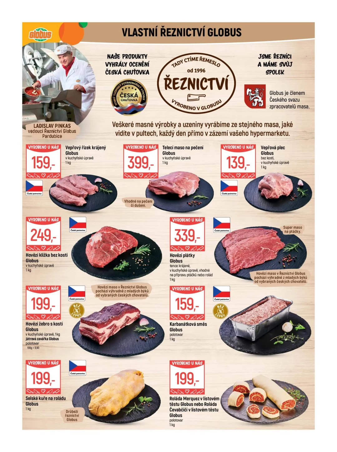 Originální strana 5 z 56 letáku Globus – Globus Pardubice