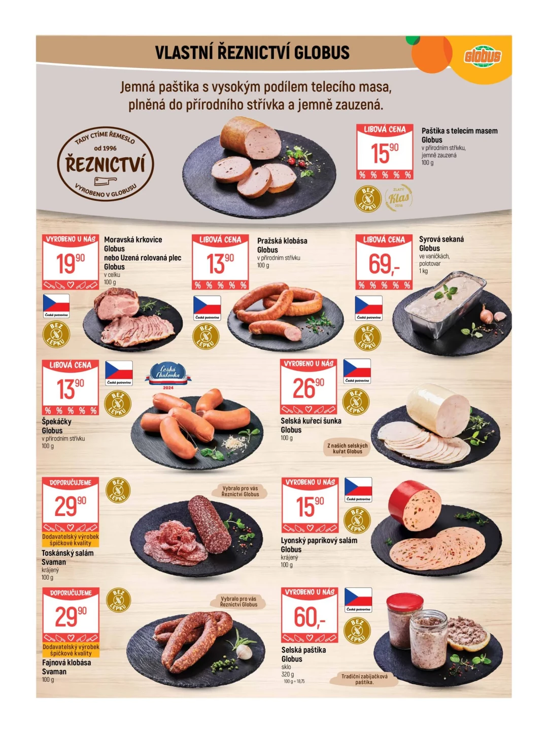 Originální strana 6 z 56 letáku Globus – Globus Olomouc