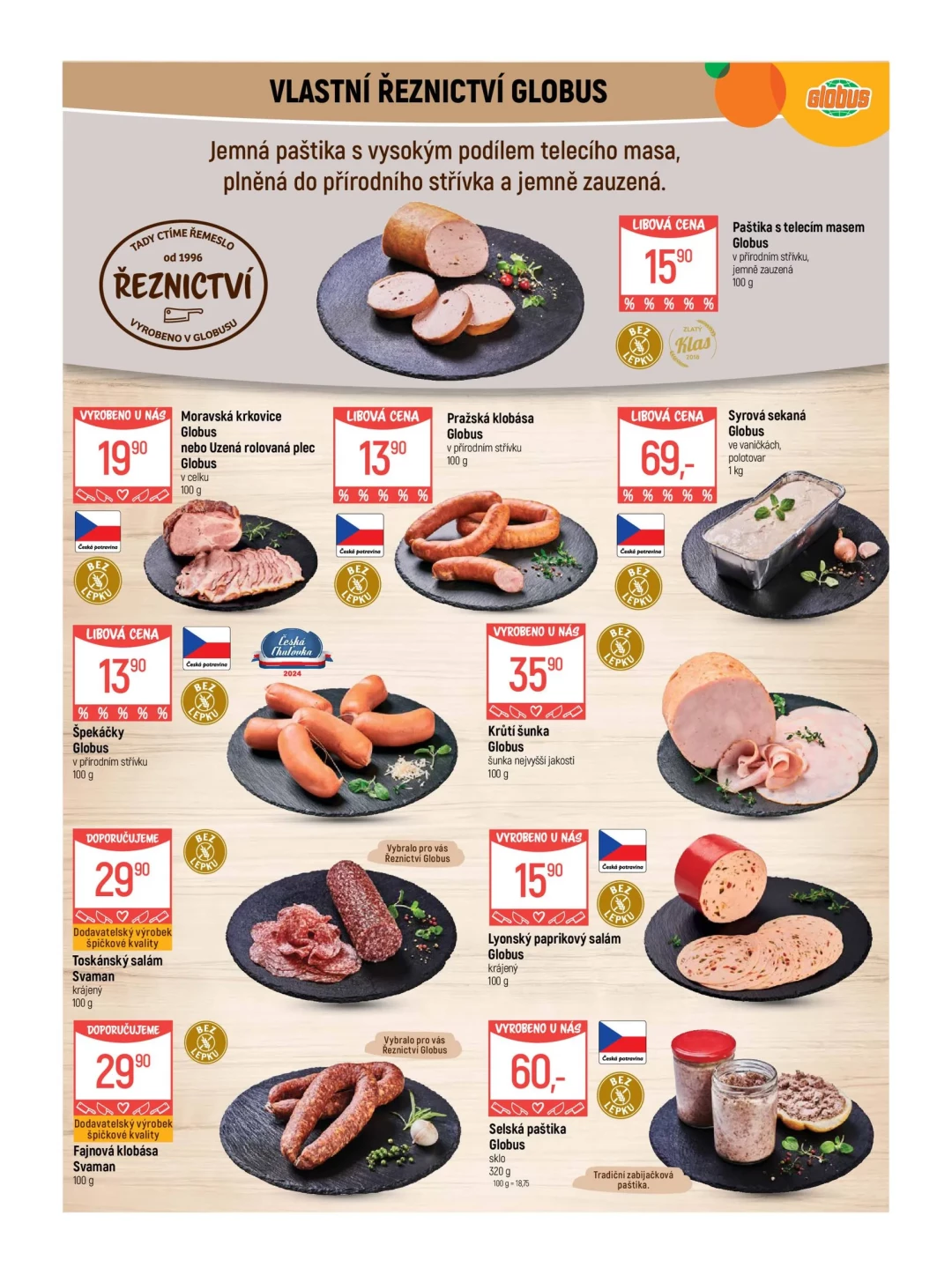 Originální strana 6 z 56 letáku Globus – Globus Liberec