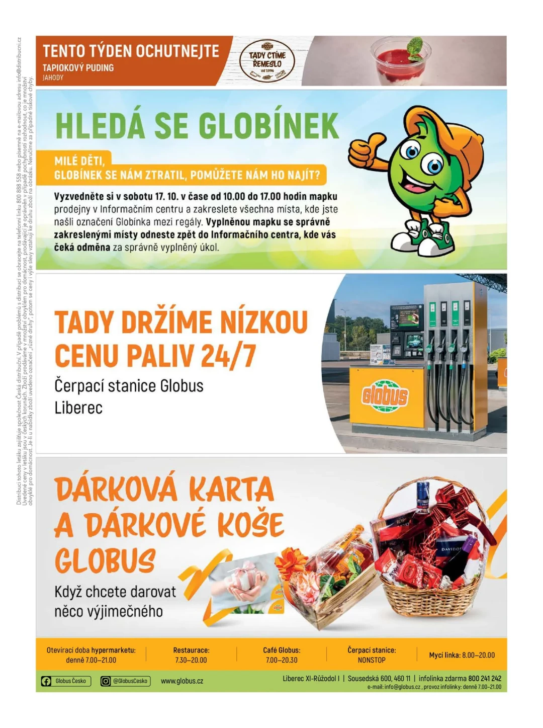 Originální strana 48 z 56 letáku Globus – Globus Liberec