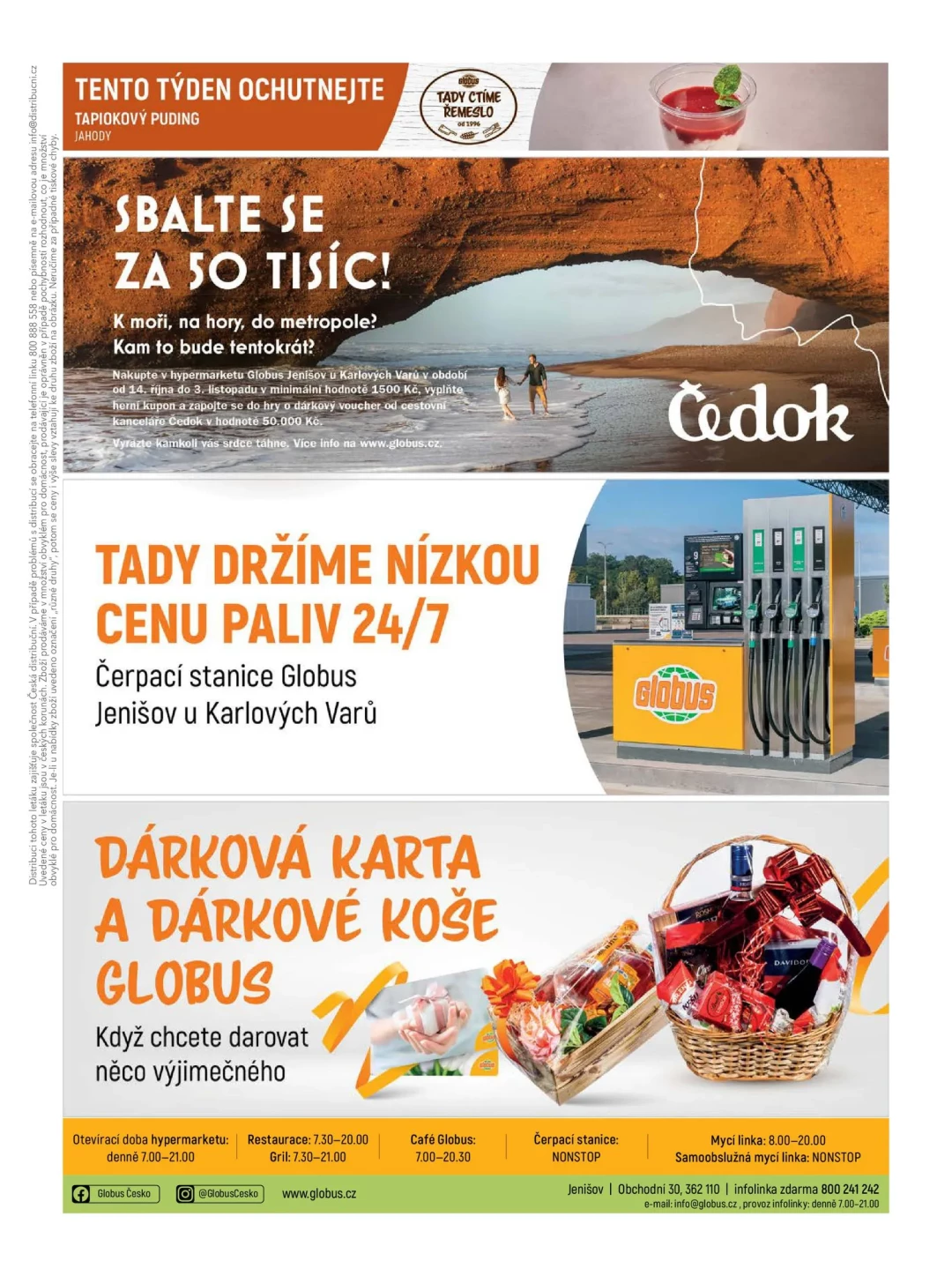 Originální strana 48 z 56 letáku Globus – Globus Karlovy Vary–Jenišov
