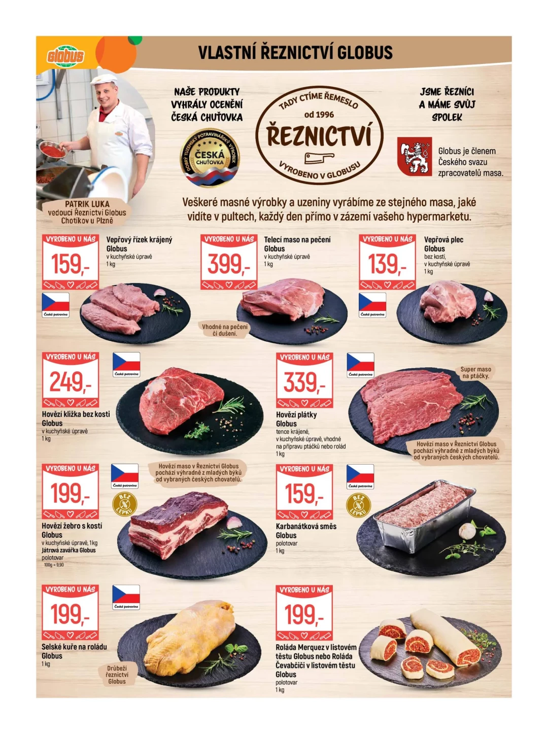 Originální strana 5 z 56 letáku Globus – Globus Plzeň–Chotíkov