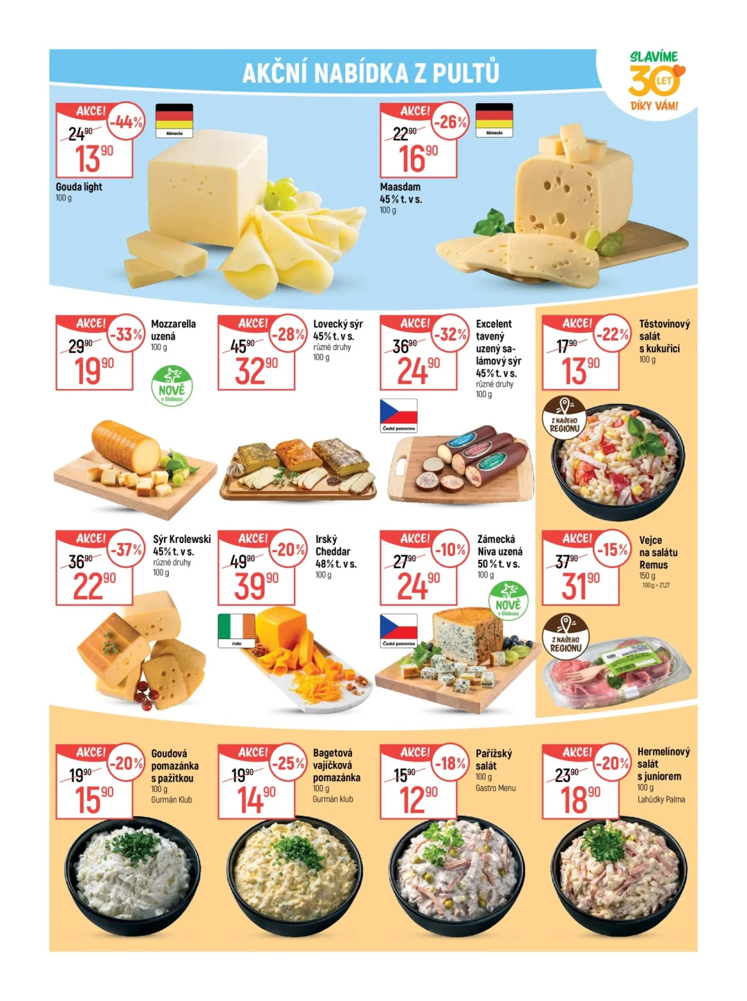 Originální strana 10 z 56 letáku Globus – Globus Plzeň–Chotíkov