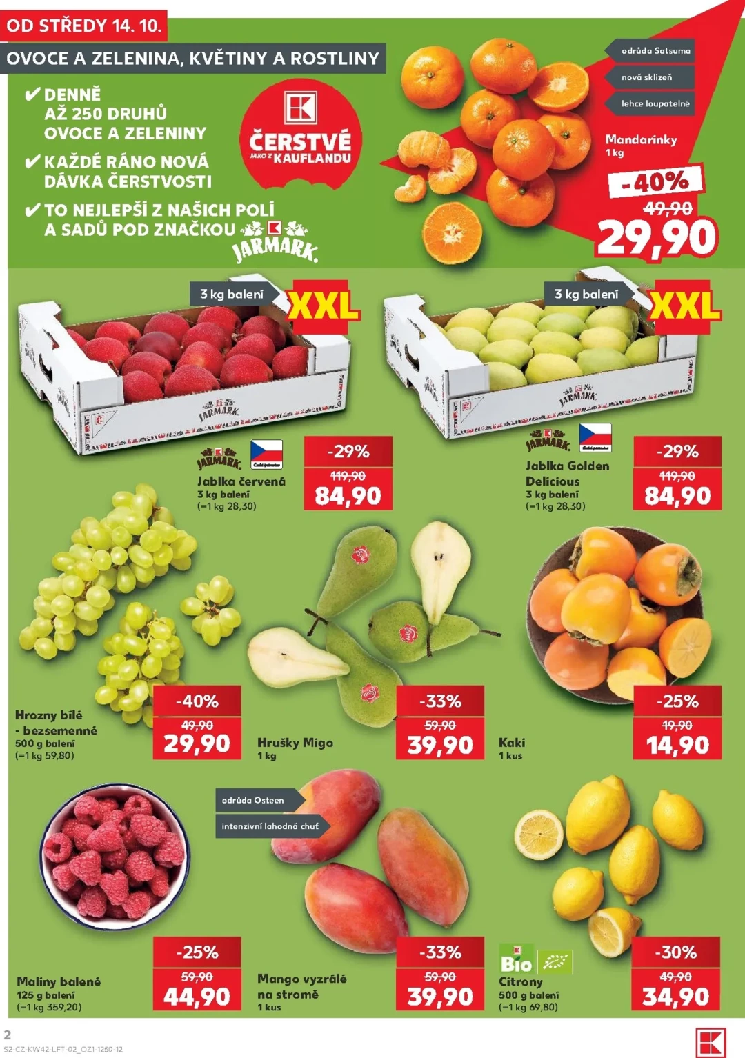 Originální strana 2 z 60 letáku Kaufland – Kaufland - Praha 4