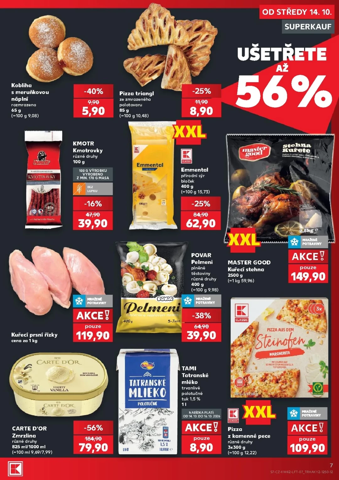 Originální strana 7 z 60 letáku Kaufland – Kaufland - Praha 4