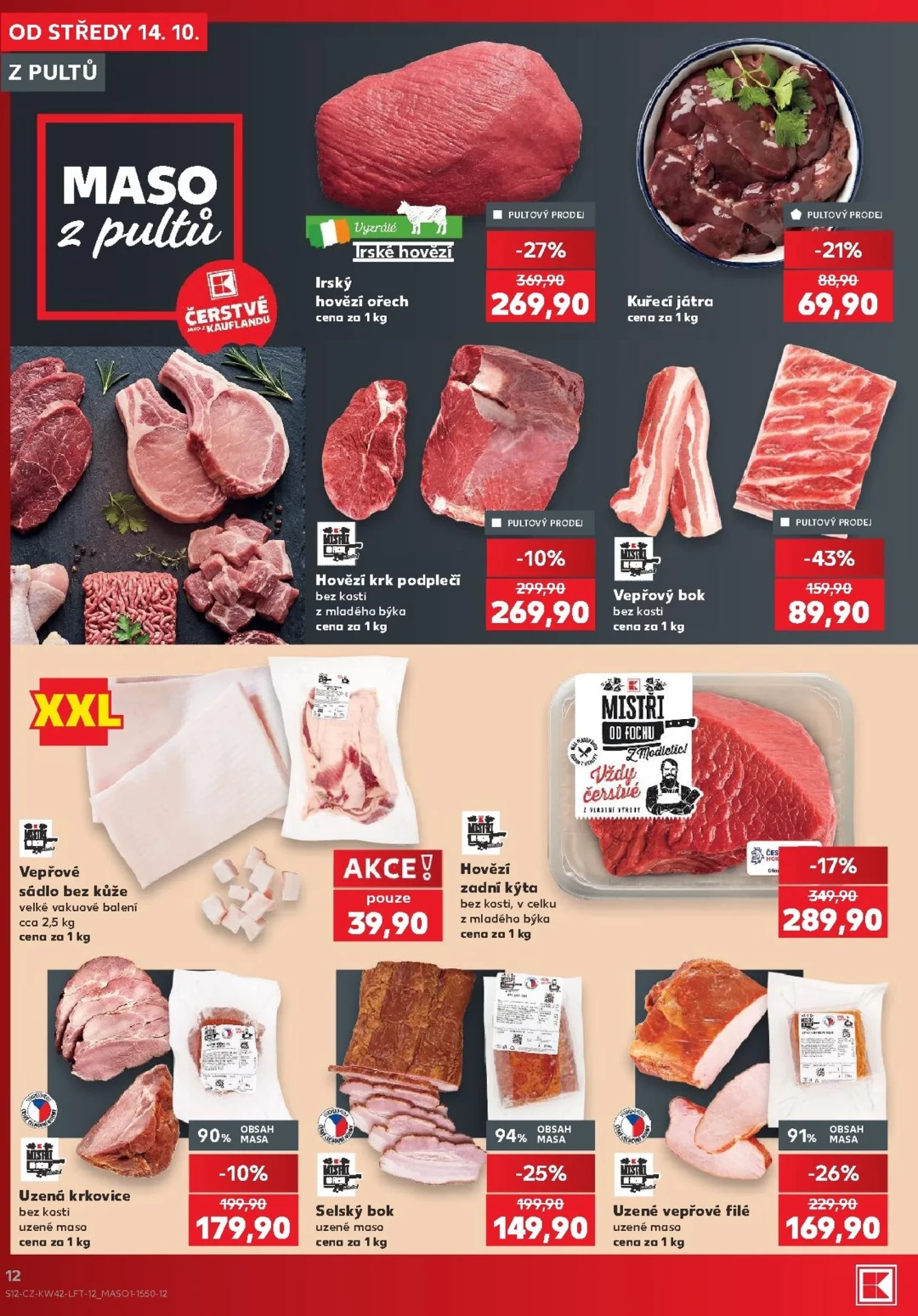 Originální strana 12 z 60 letáku Kaufland – Kaufland - Praha 4