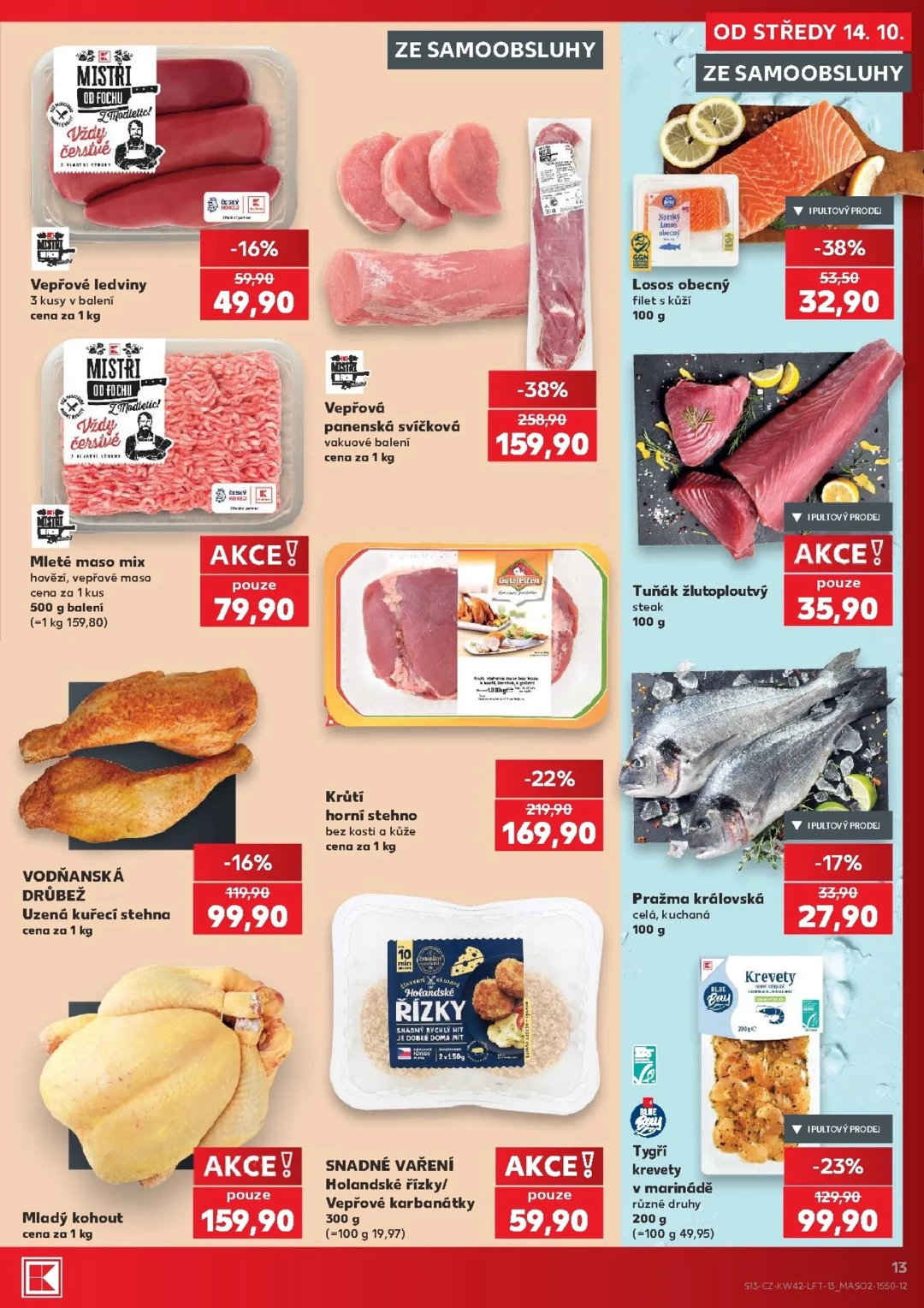 Originální strana 13 z 60 letáku Kaufland – Kaufland - Praha 4