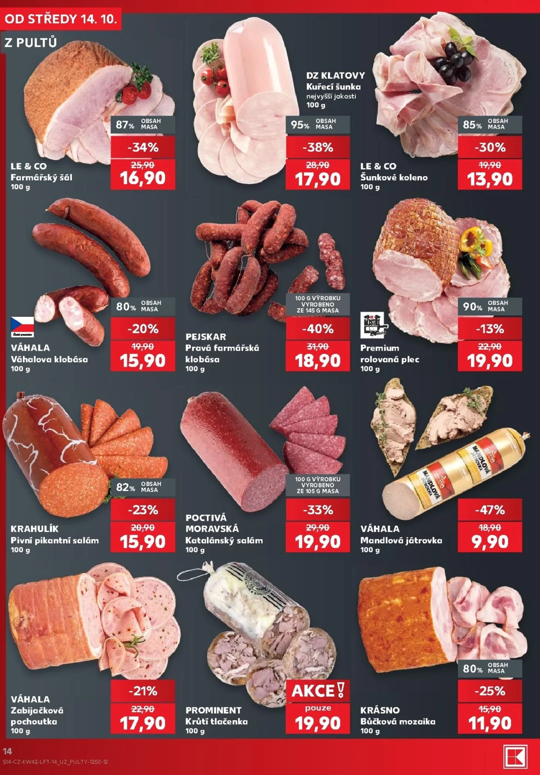 Originální strana 14 z 60 letáku Kaufland – Kaufland - Praha 4