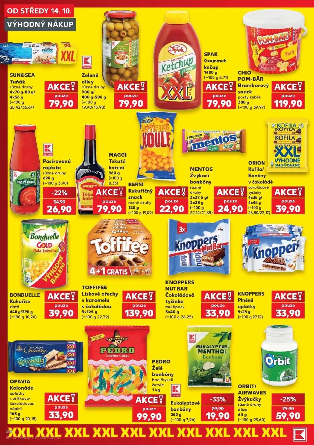 Originální strana 24 z 60 letáku Kaufland – Kaufland - Praha 4