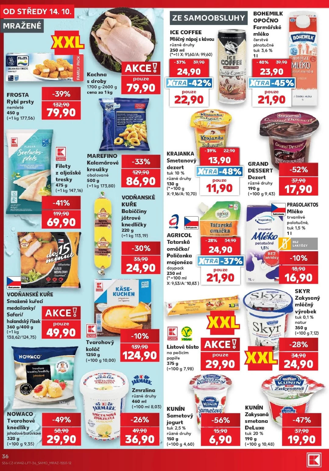 Originální strana 36 z 60 letáku Kaufland – Kaufland - Praha 4