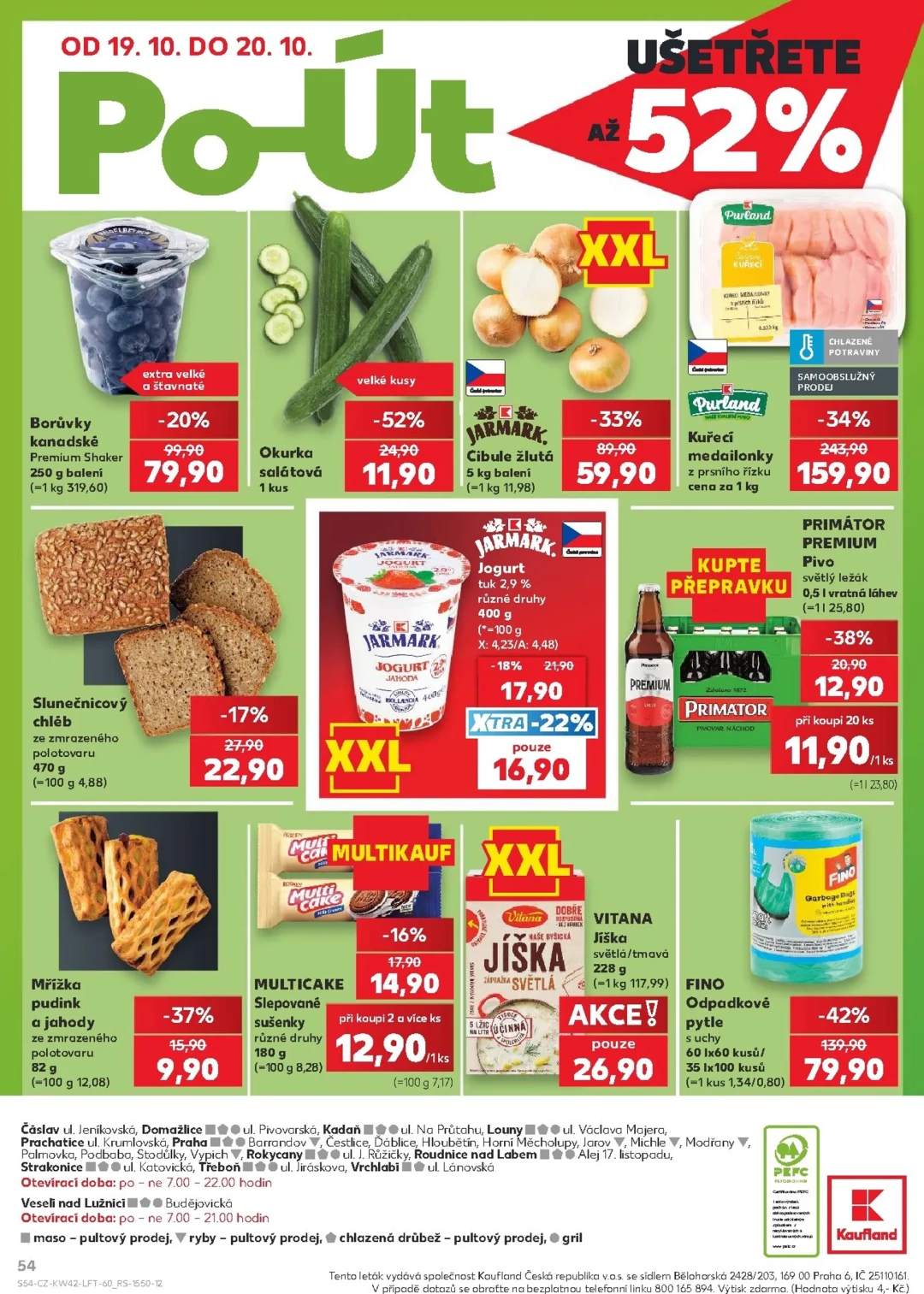 Originální strana 54 z 60 letáku Kaufland – Kaufland - Praha 4
