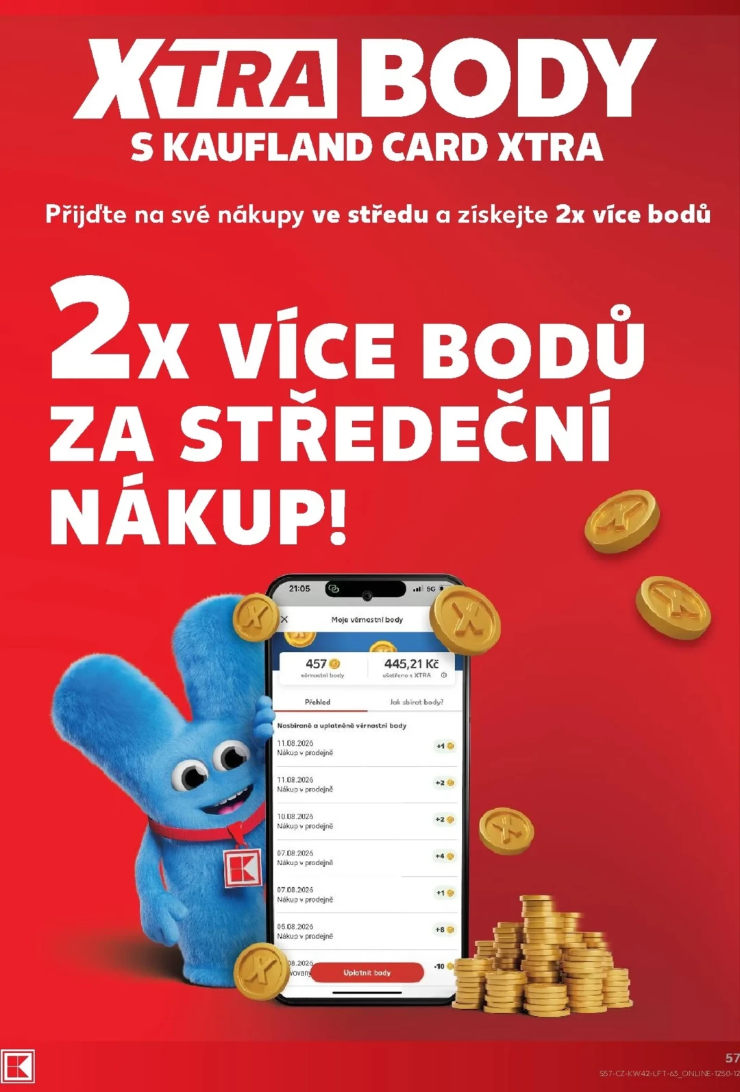 Originální strana 57 z 60 letáku Kaufland – Kaufland - Praha 4