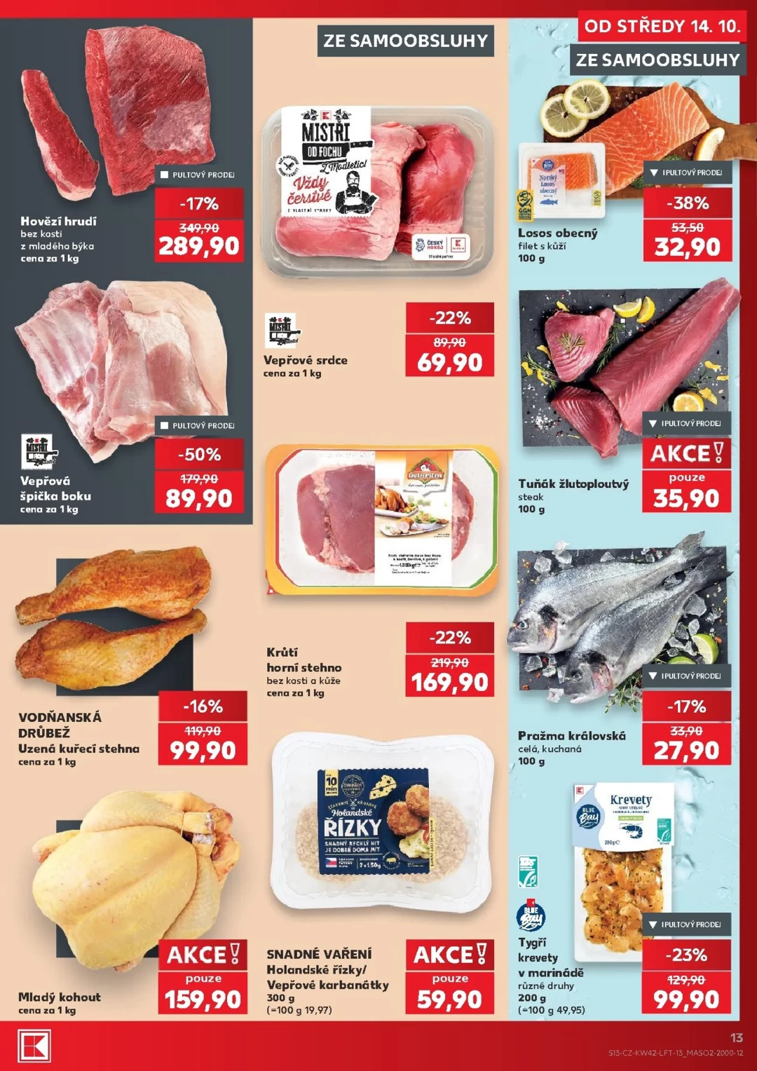 Originální strana 13 z 60 letáku Kaufland – Kaufland - Brno