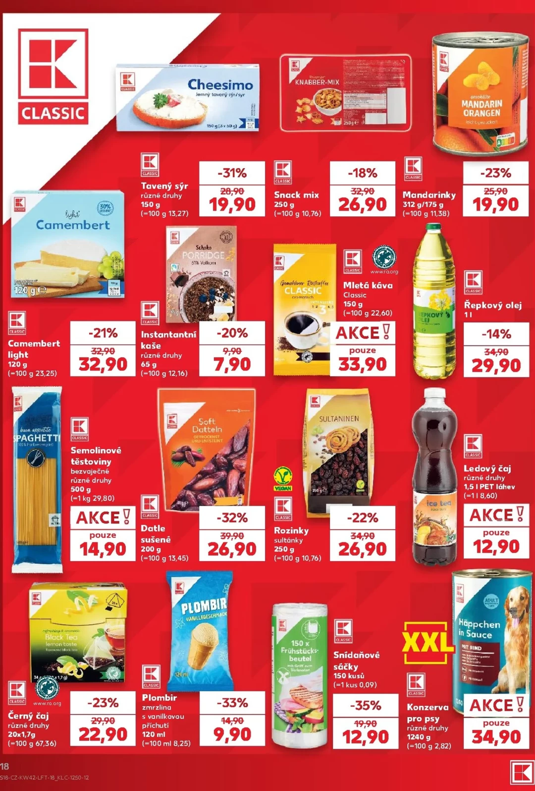 Originální strana 18 z 60 letáku Kaufland – Kaufland - Brno