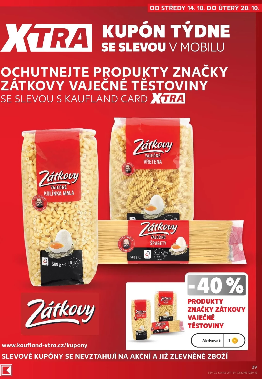Originální strana 39 z 60 letáku Kaufland – Kaufland - Brno