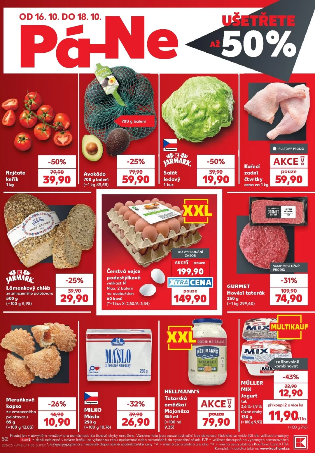 Originální strana 52 z 60 letáku Kaufland – Kaufland - Brno