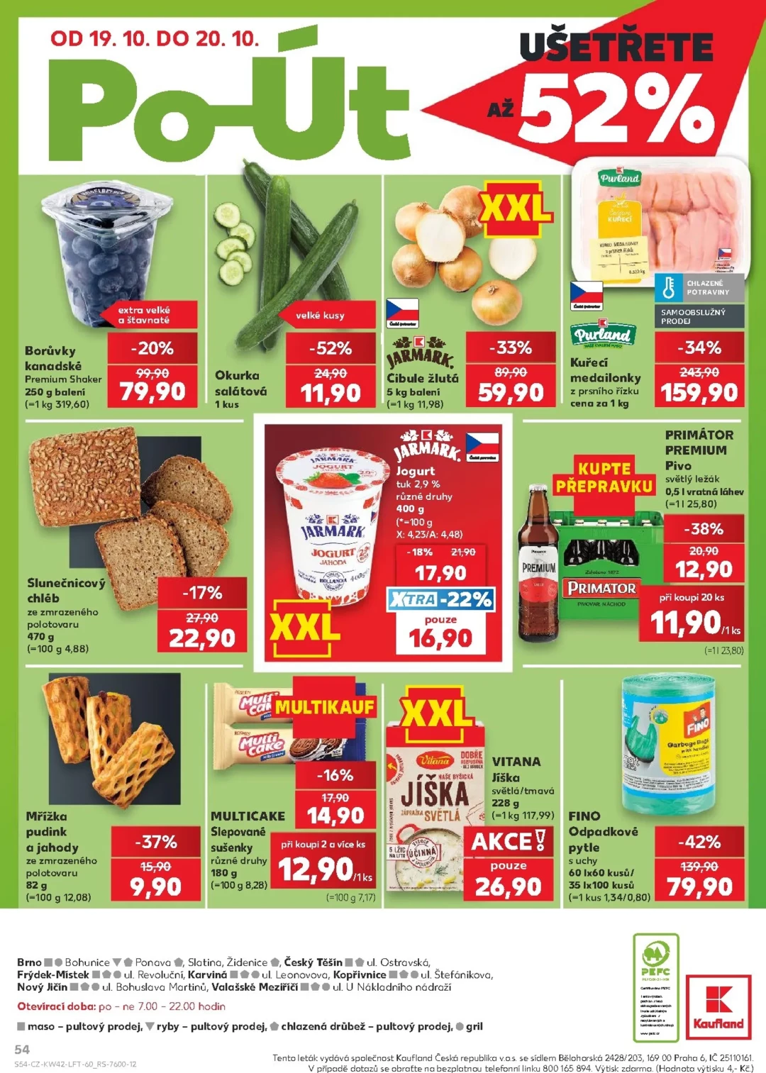 Originální strana 54 z 60 letáku Kaufland – Kaufland - Brno
