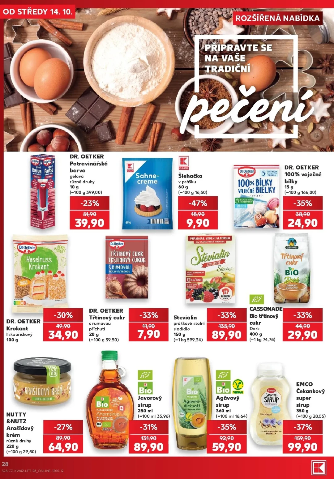 Originální strana 28 z 60 letáku Kaufland – Kaufland - Ostrava