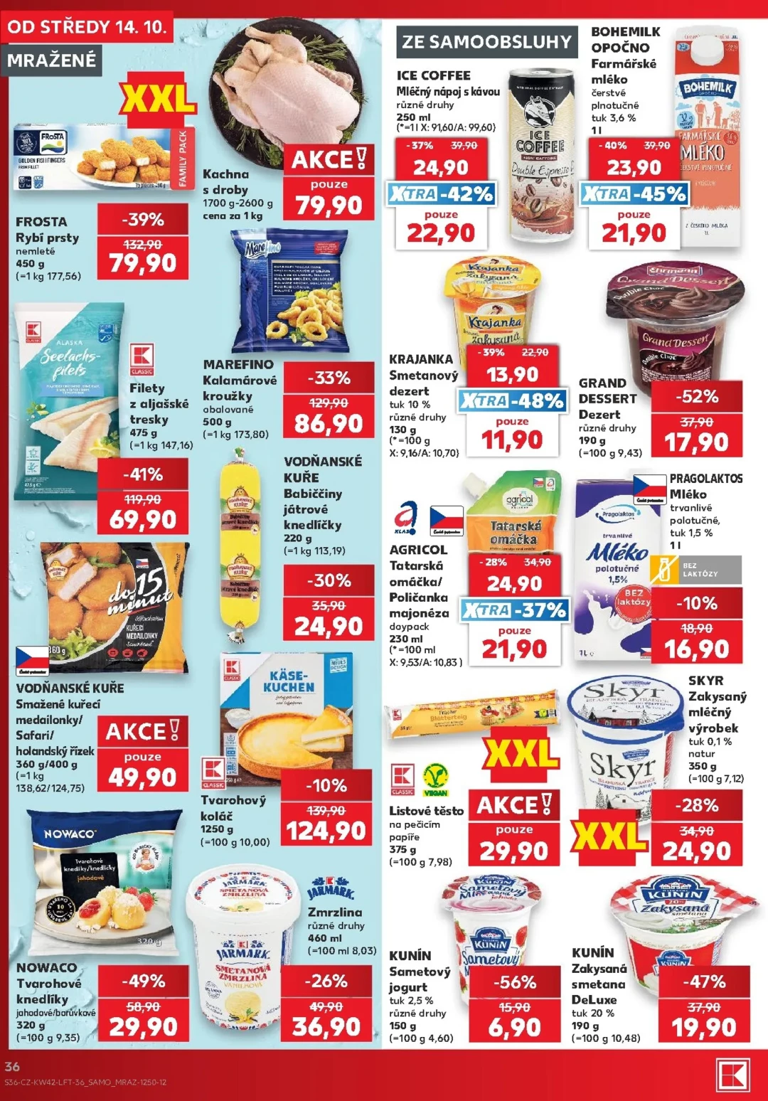 Originální strana 36 z 60 letáku Kaufland – Kaufland - Ostrava