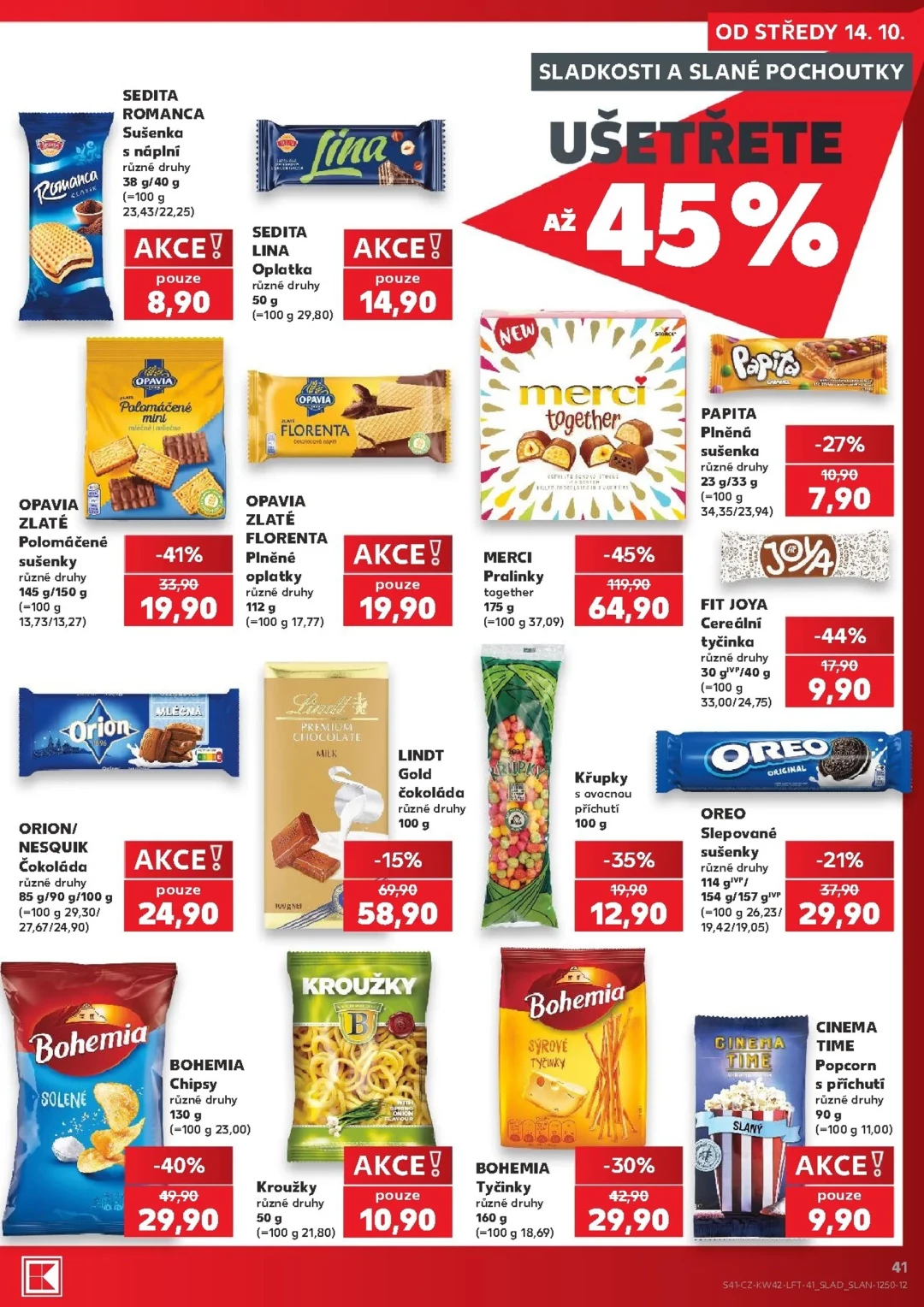 Originální strana 41 z 60 letáku Kaufland – Kaufland - Ostrava