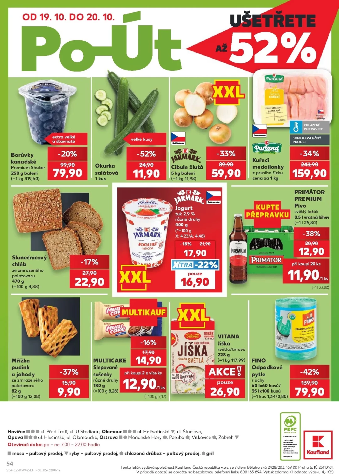Originální strana 54 z 60 letáku Kaufland – Kaufland - Ostrava