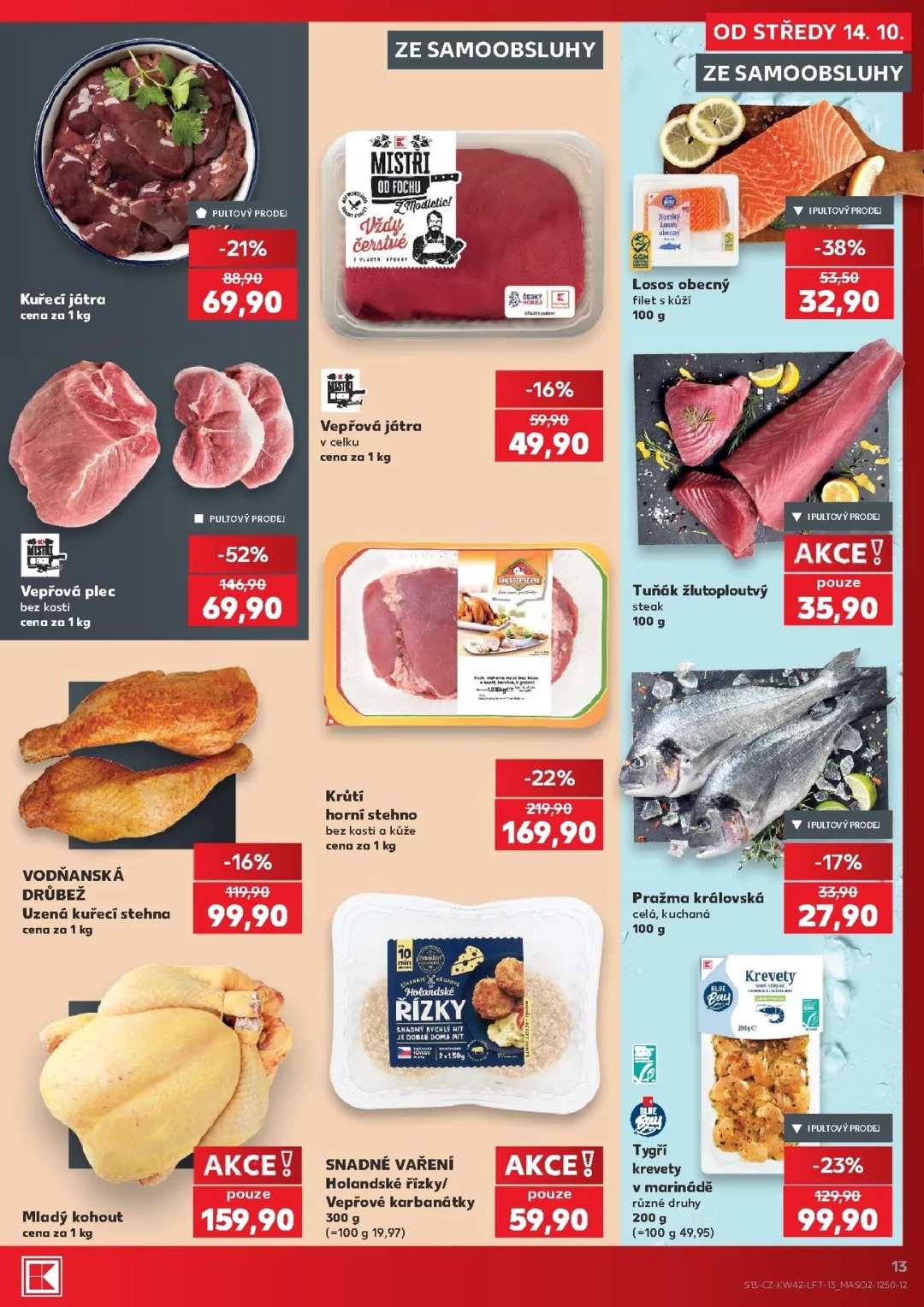 Originální strana 13 z 60 letáku Kaufland – Kaufland - Kolín