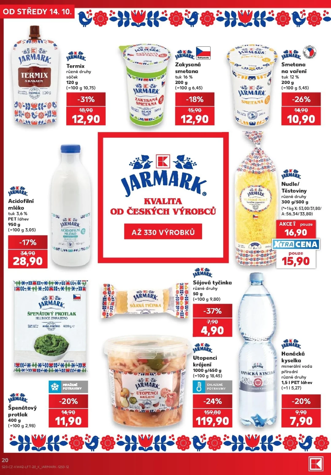 Originální strana 20 z 60 letáku Kaufland – Kaufland - Kolín