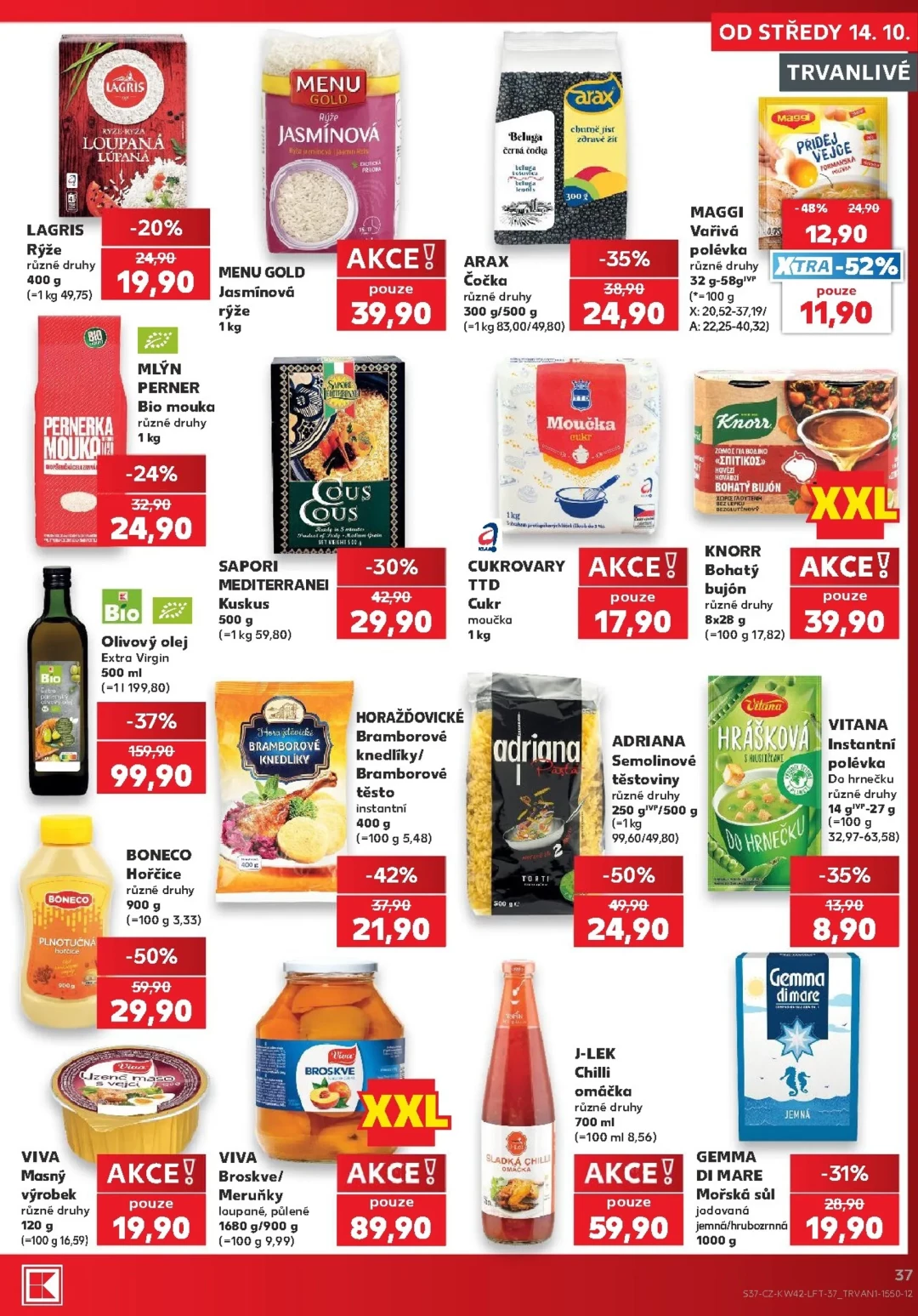 Originální strana 37 z 60 letáku Kaufland – Kaufland - Kolín