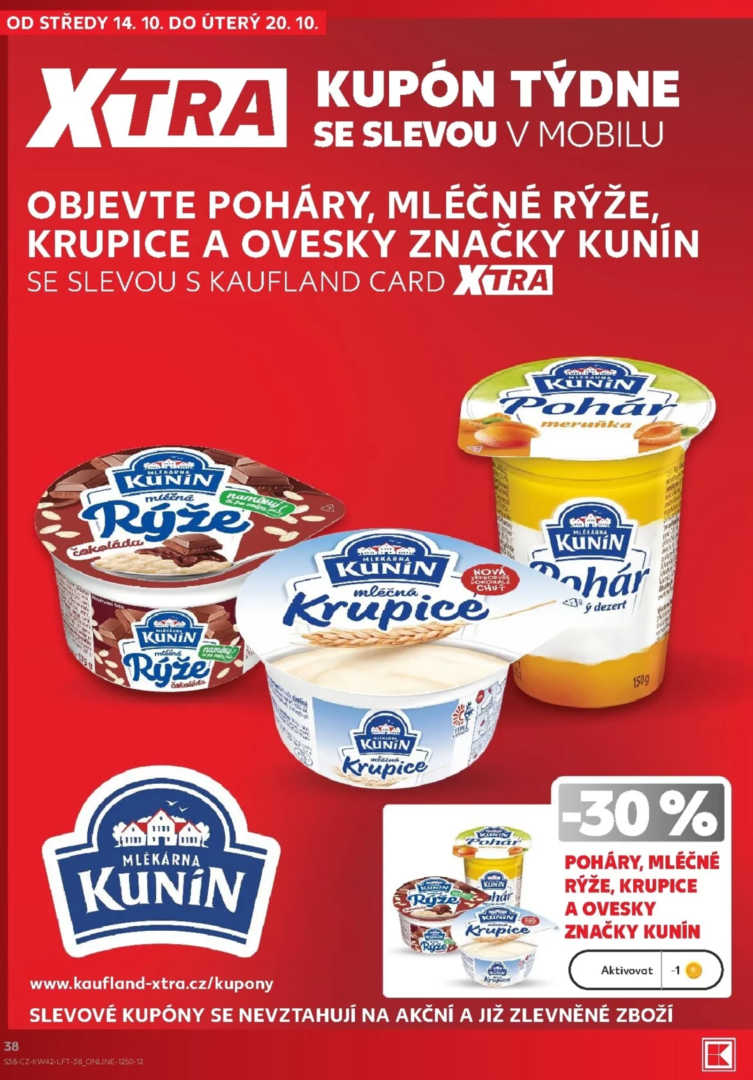 Originální strana 38 z 60 letáku Kaufland – Kaufland - Kolín