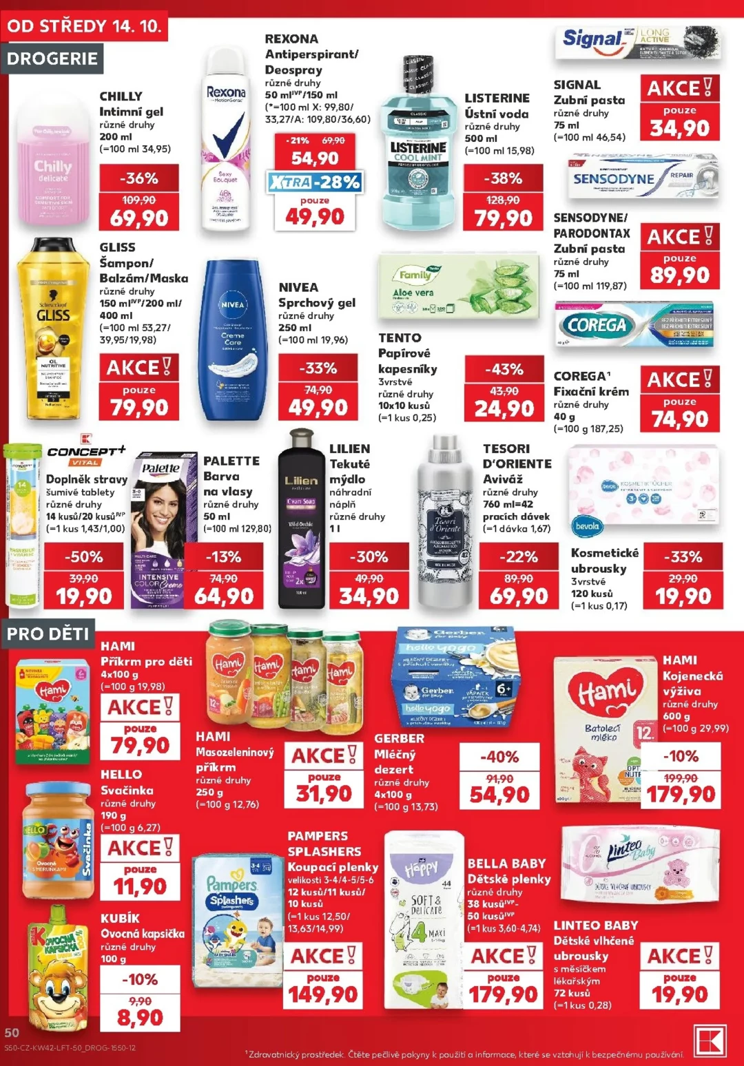 Originální strana 50 z 60 letáku Kaufland – Kaufland - Kolín