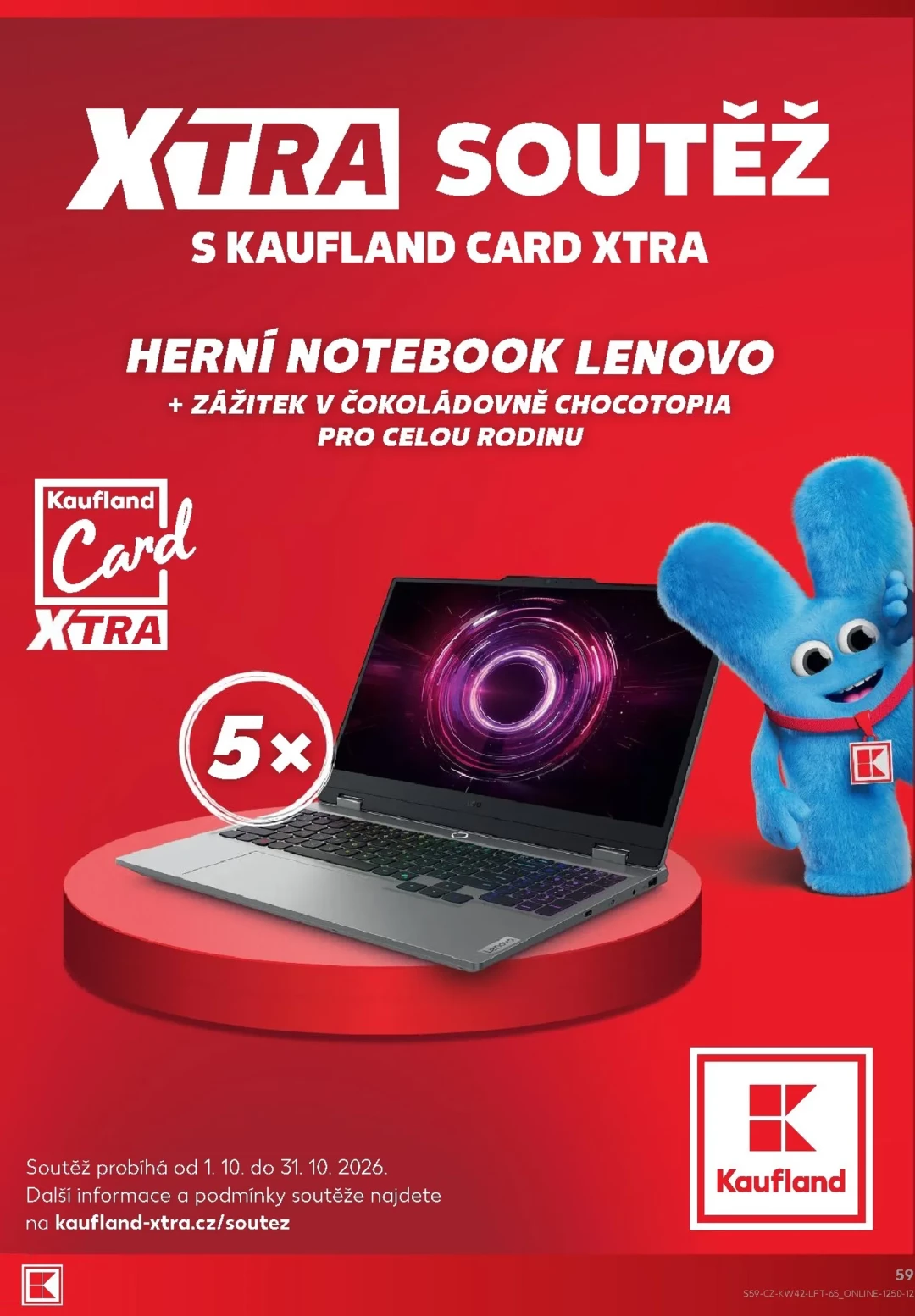 Originální strana 59 z 60 letáku Kaufland – Kaufland - Kolín