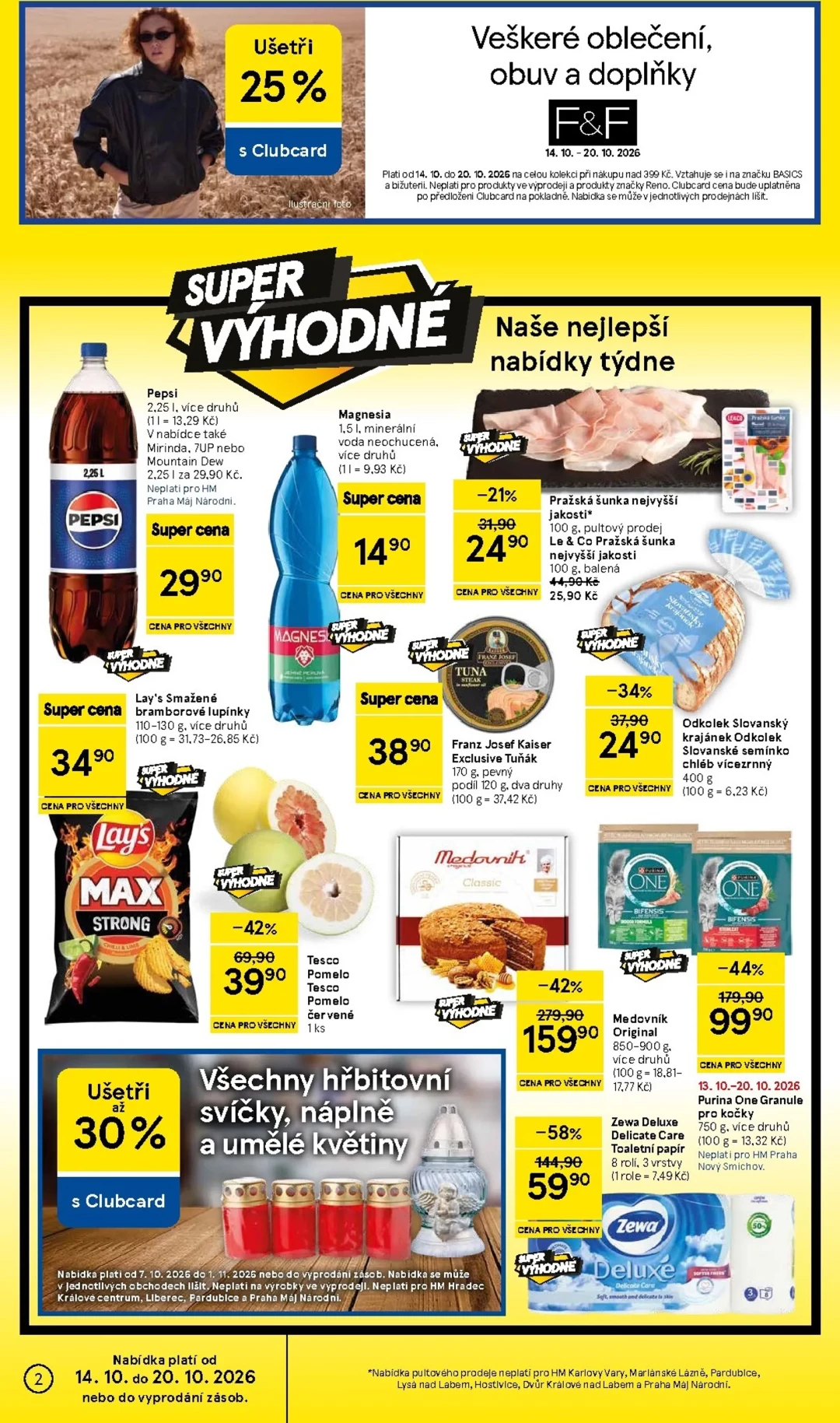 Originální strana 2 z 36 letáku Tesco – Tesco