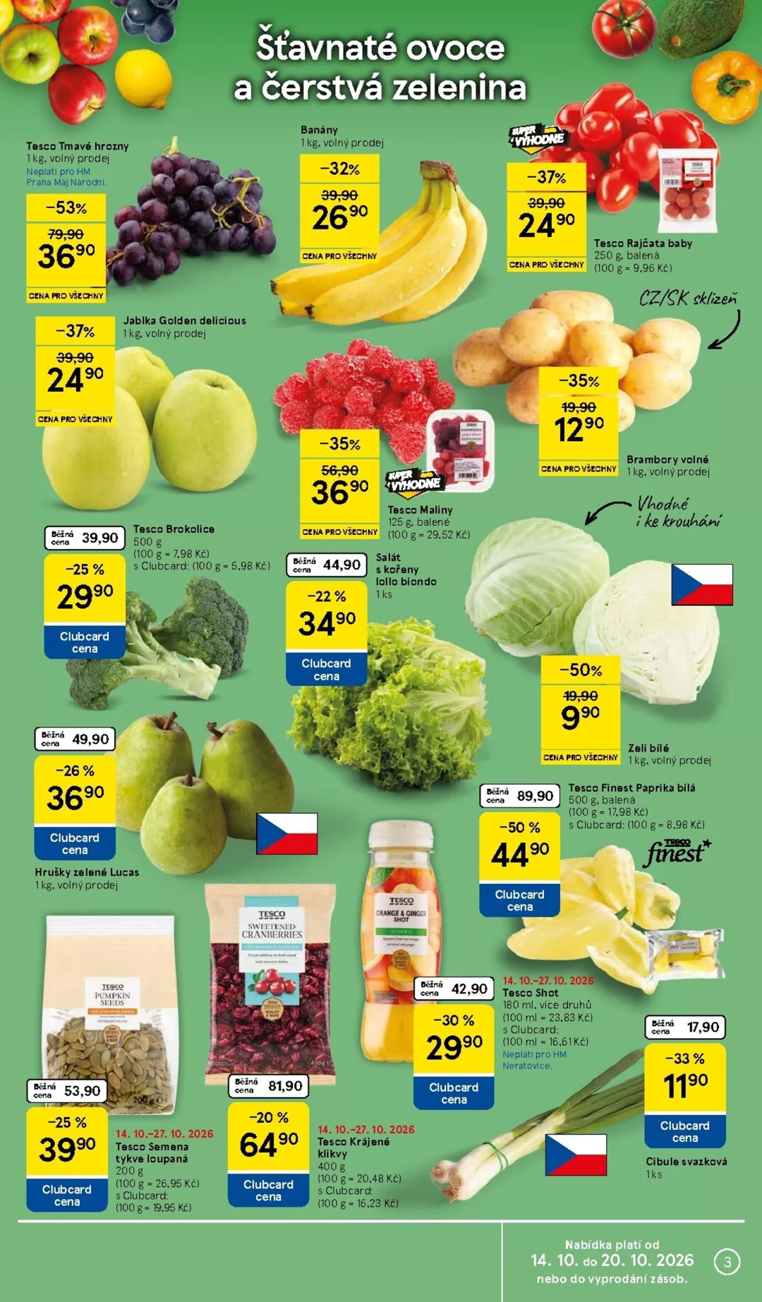Originální strana 3 z 36 letáku Tesco – Tesco