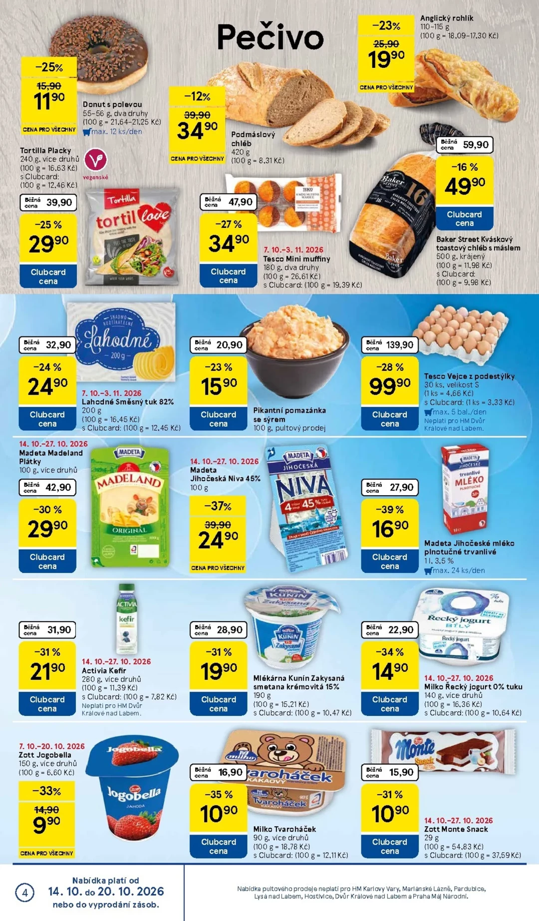 Originální strana 4 z 36 letáku Tesco – Tesco