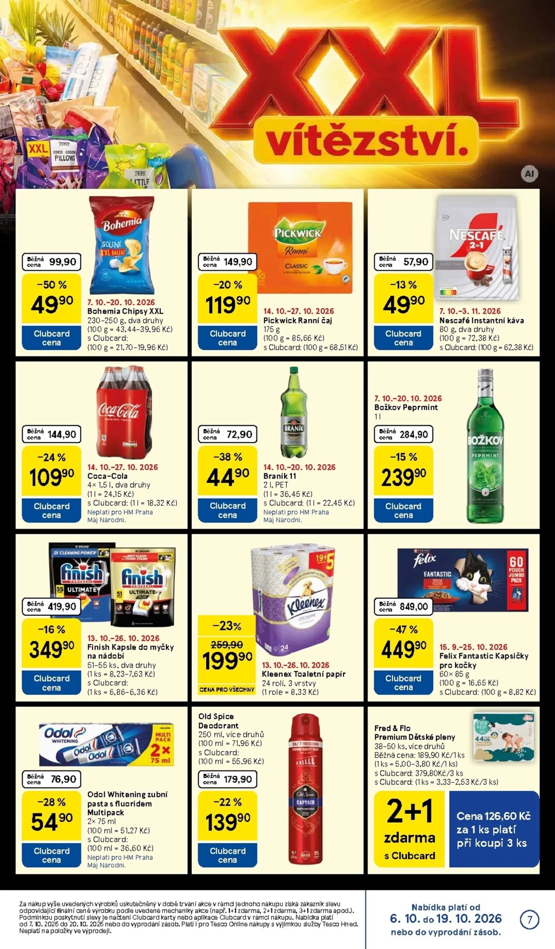 Originální strana 7 z 36 letáku Tesco – Tesco