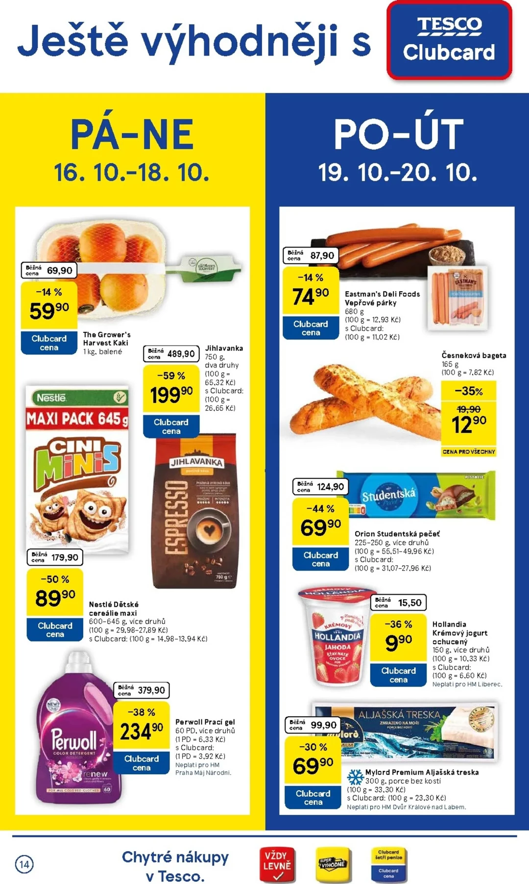 Originální strana 14 z 36 letáku Tesco – Tesco