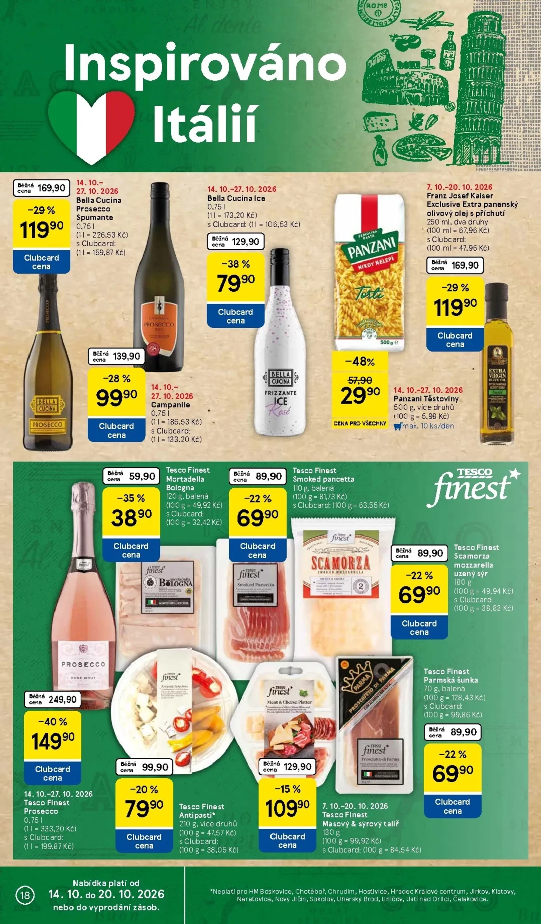 Originální strana 18 z 36 letáku Tesco – Tesco