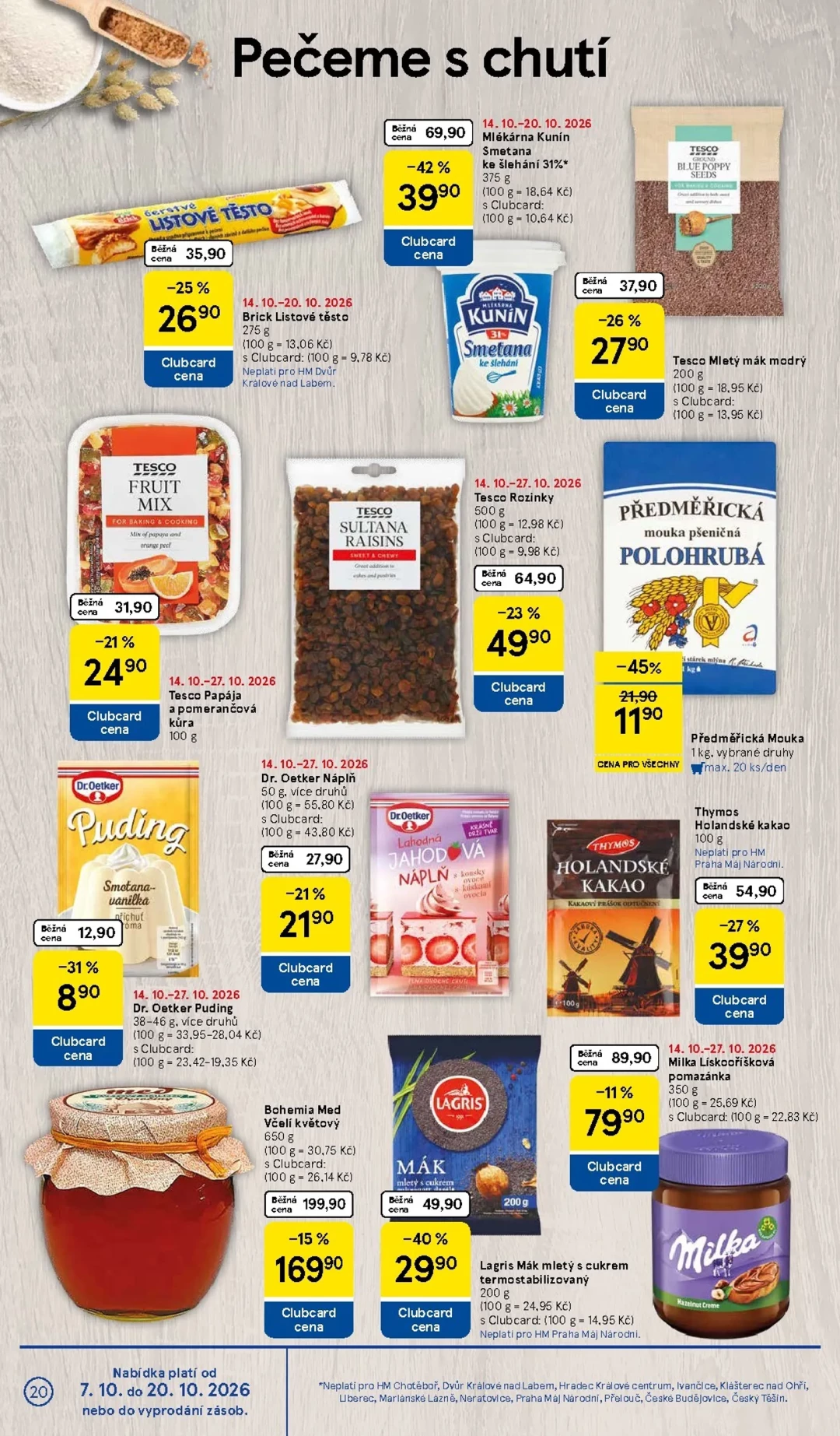Originální strana 20 z 36 letáku Tesco – Tesco