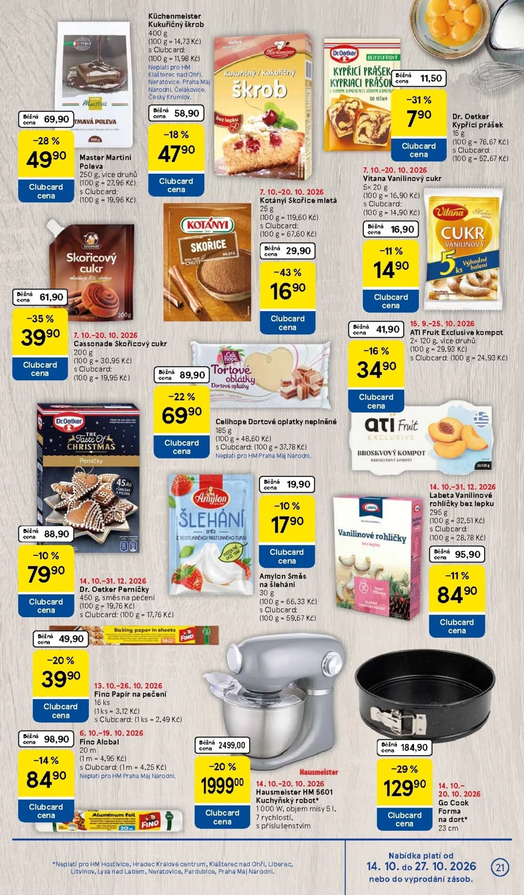 Originální strana 21 z 36 letáku Tesco – Tesco