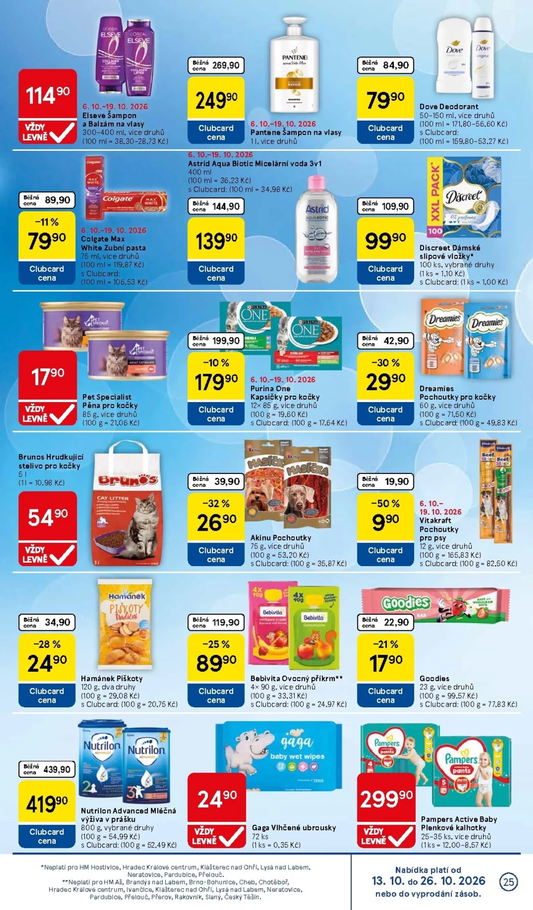 Originální strana 25 z 36 letáku Tesco – Tesco