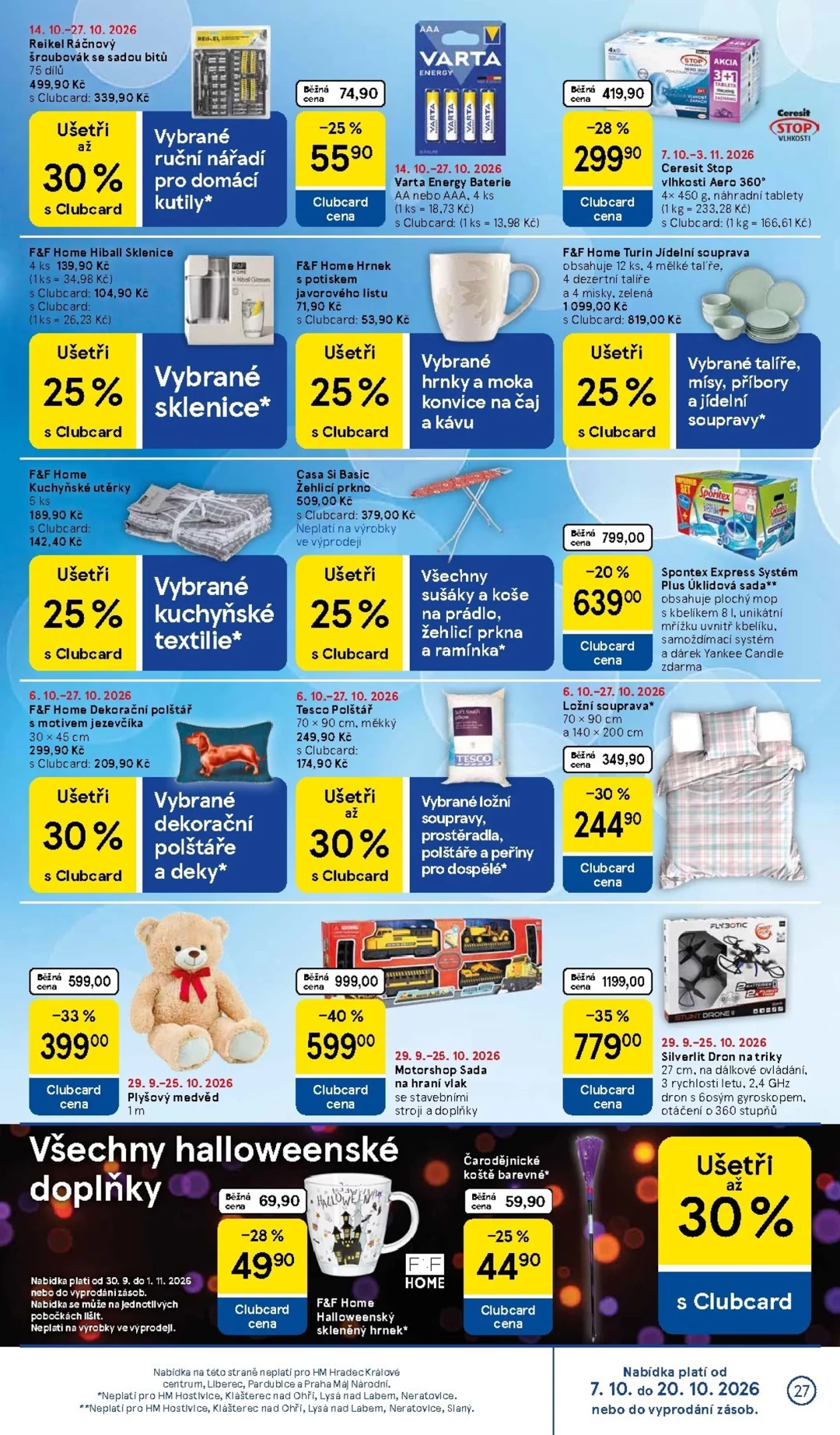 Originální strana 27 z 36 letáku Tesco – Tesco