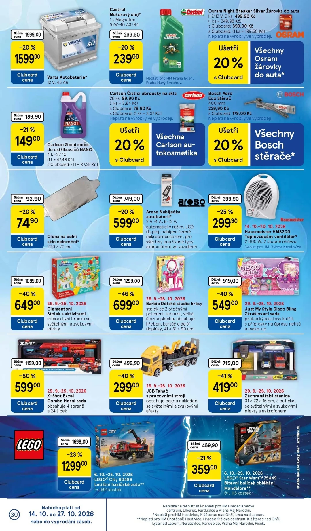 Originální strana 30 z 36 letáku Tesco – Tesco