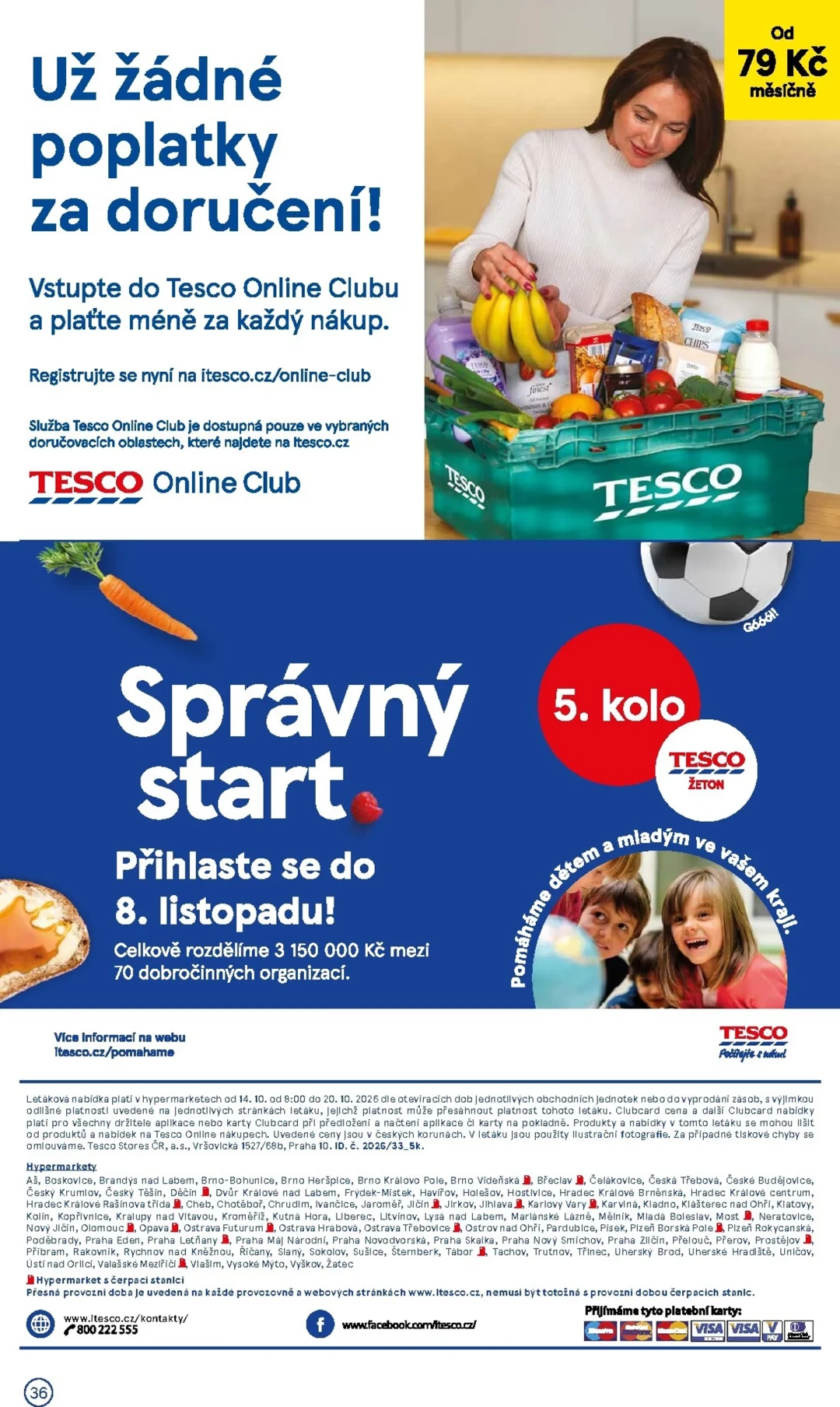 Originální strana 36 z 36 letáku Tesco – Tesco