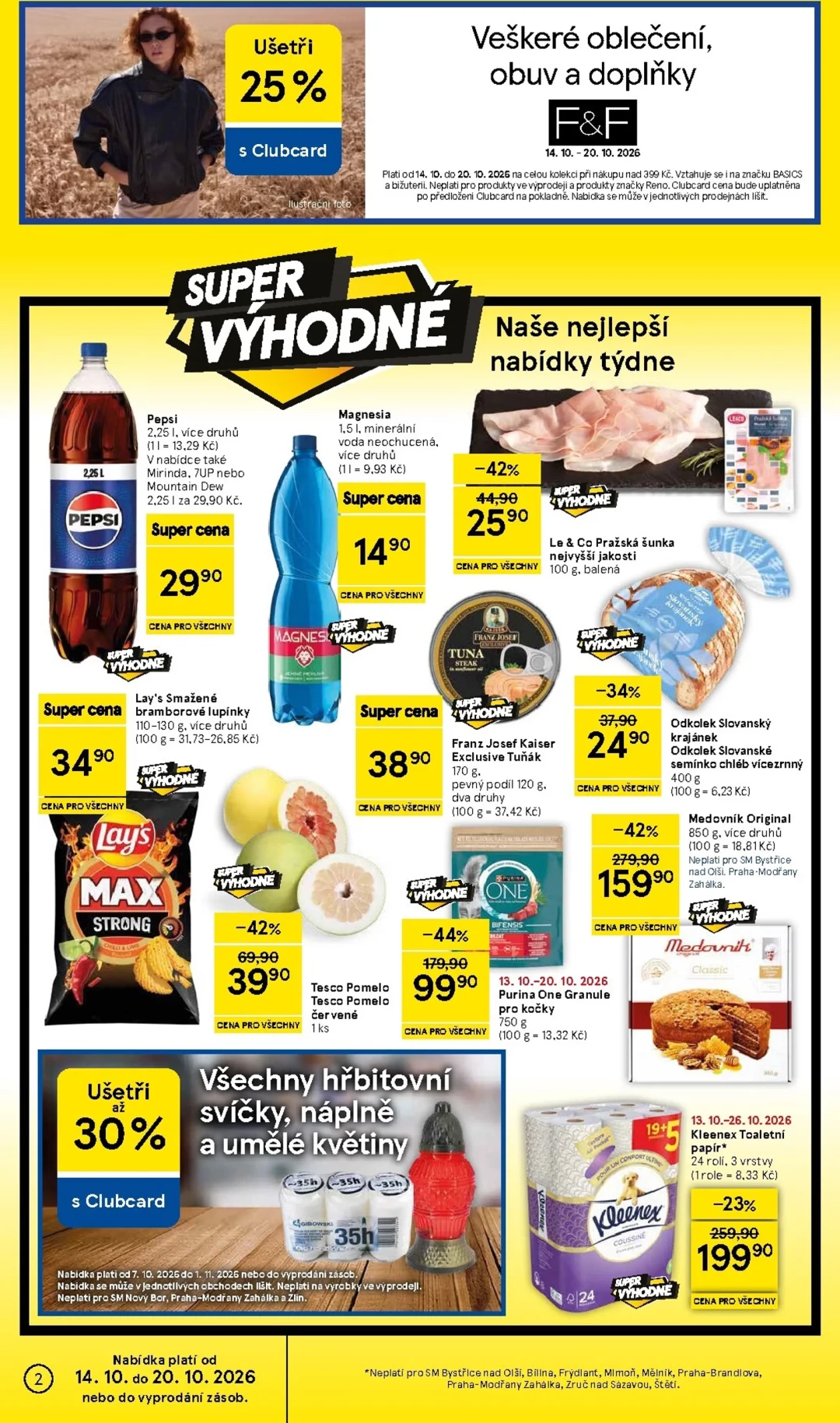 Originální strana 2 z 16 letáku Tesco – Tesco supermarket