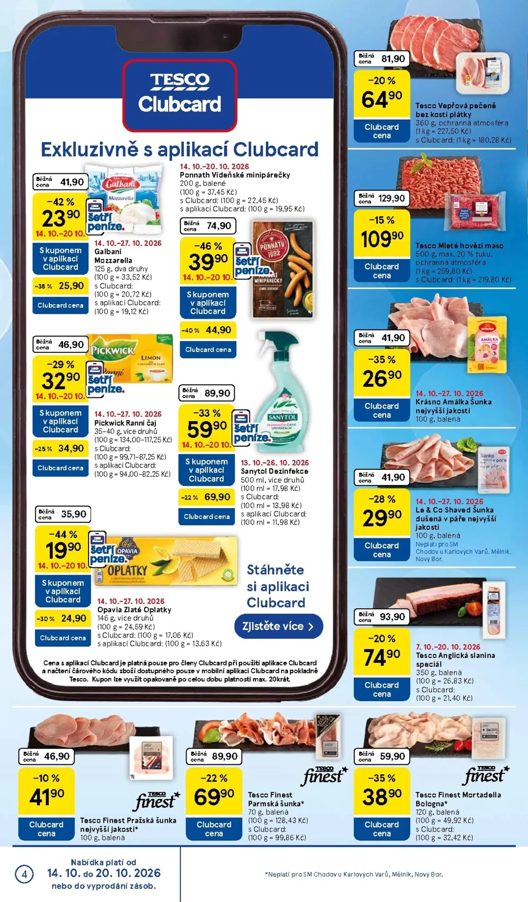 Originální strana 4 z 16 letáku Tesco – Tesco supermarket