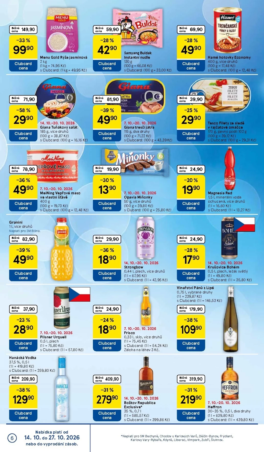 Originální strana 6 z 16 letáku Tesco – Tesco supermarket
