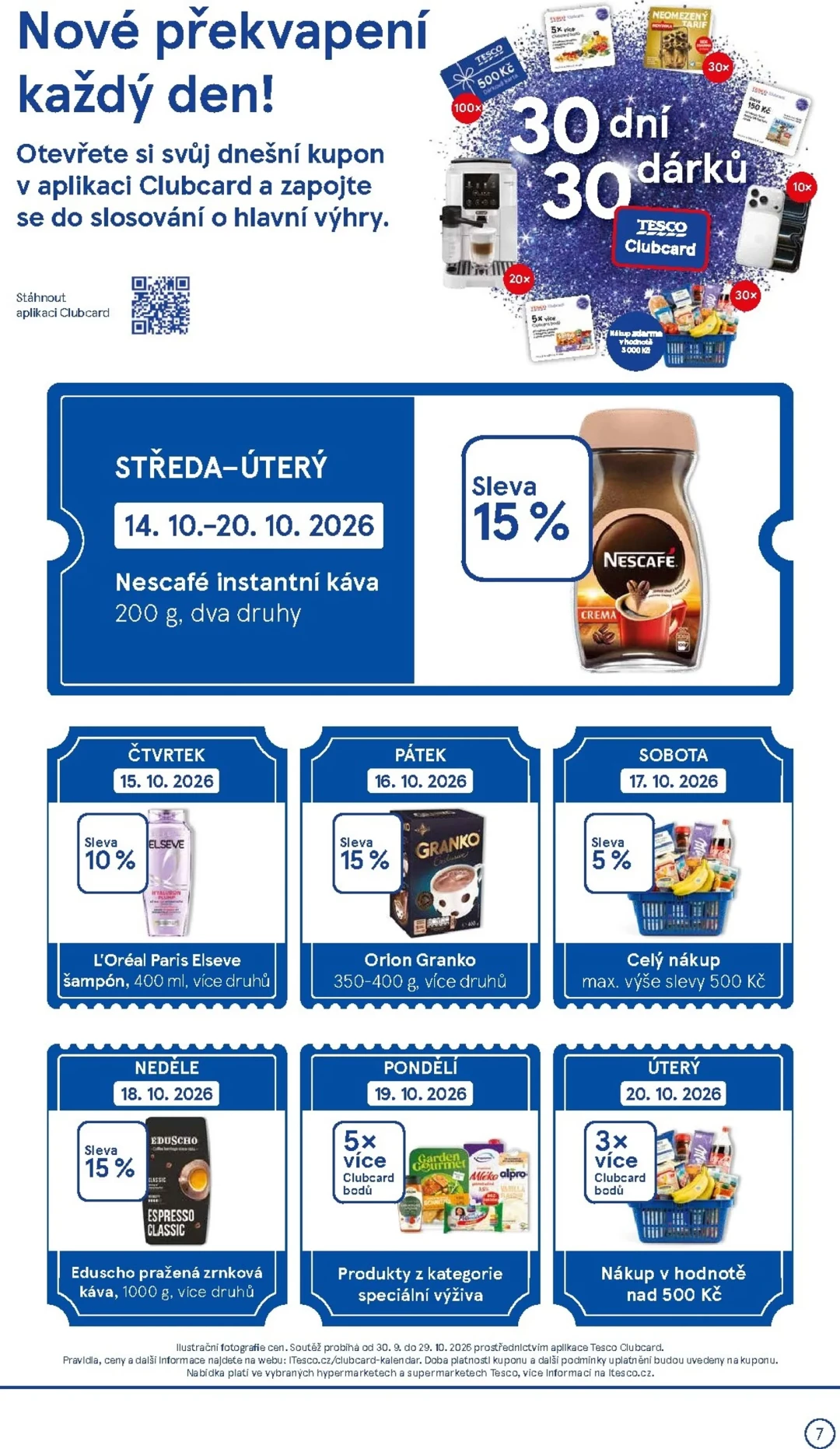 Originální strana 7 z 16 letáku Tesco – Tesco supermarket