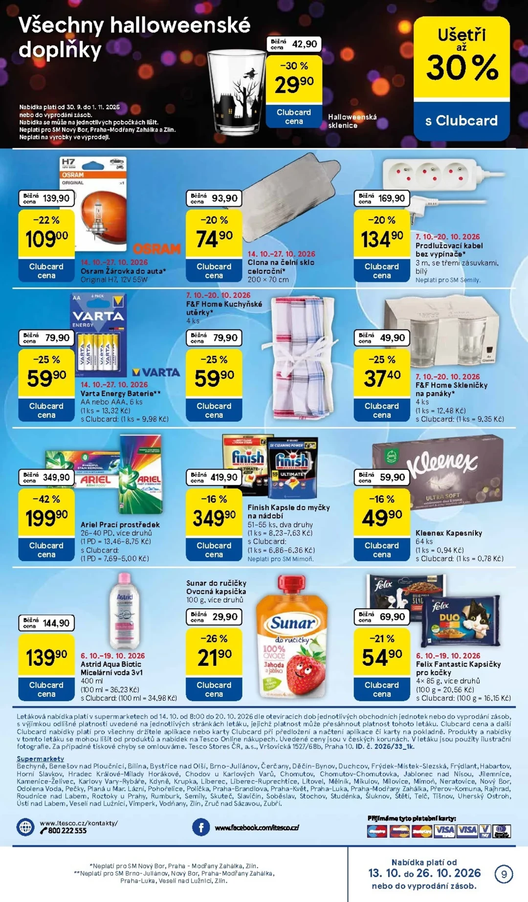 Originální strana 9 z 16 letáku Tesco – Tesco supermarket